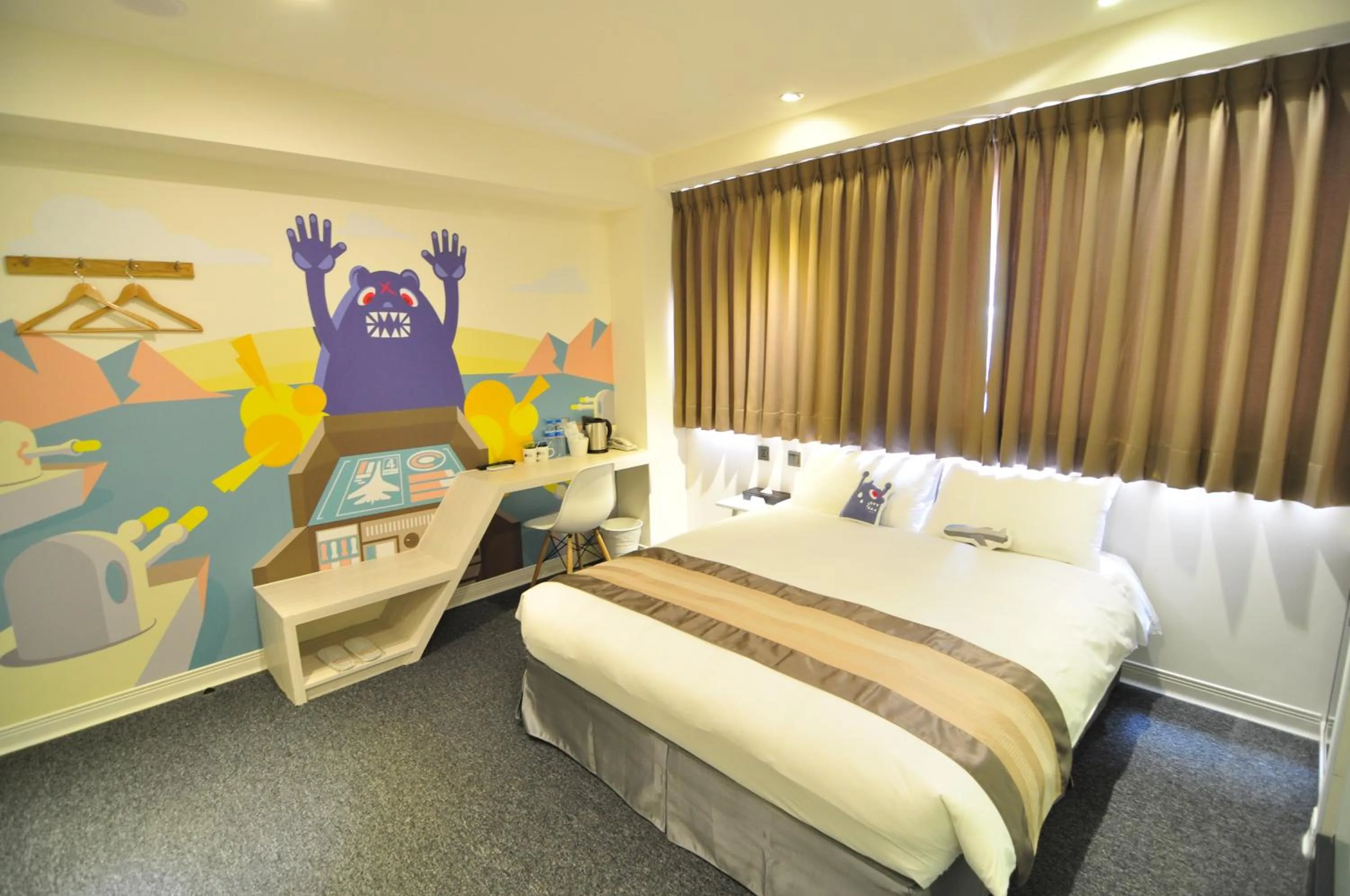 Photo of the whole room, Bed in Taichung Box Design Hotels