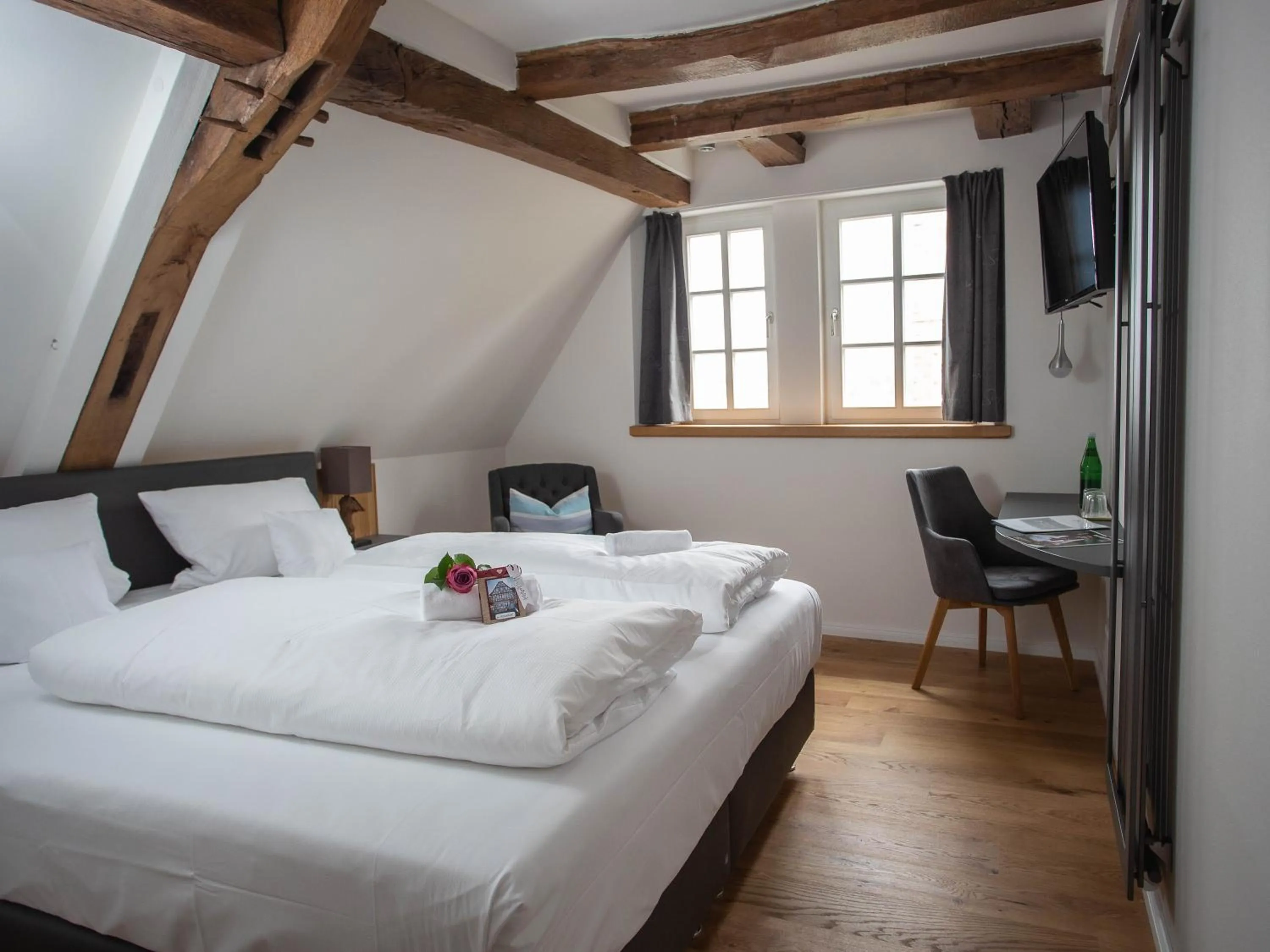 Photo of the whole room, Bed in Altstadthotel Treysa