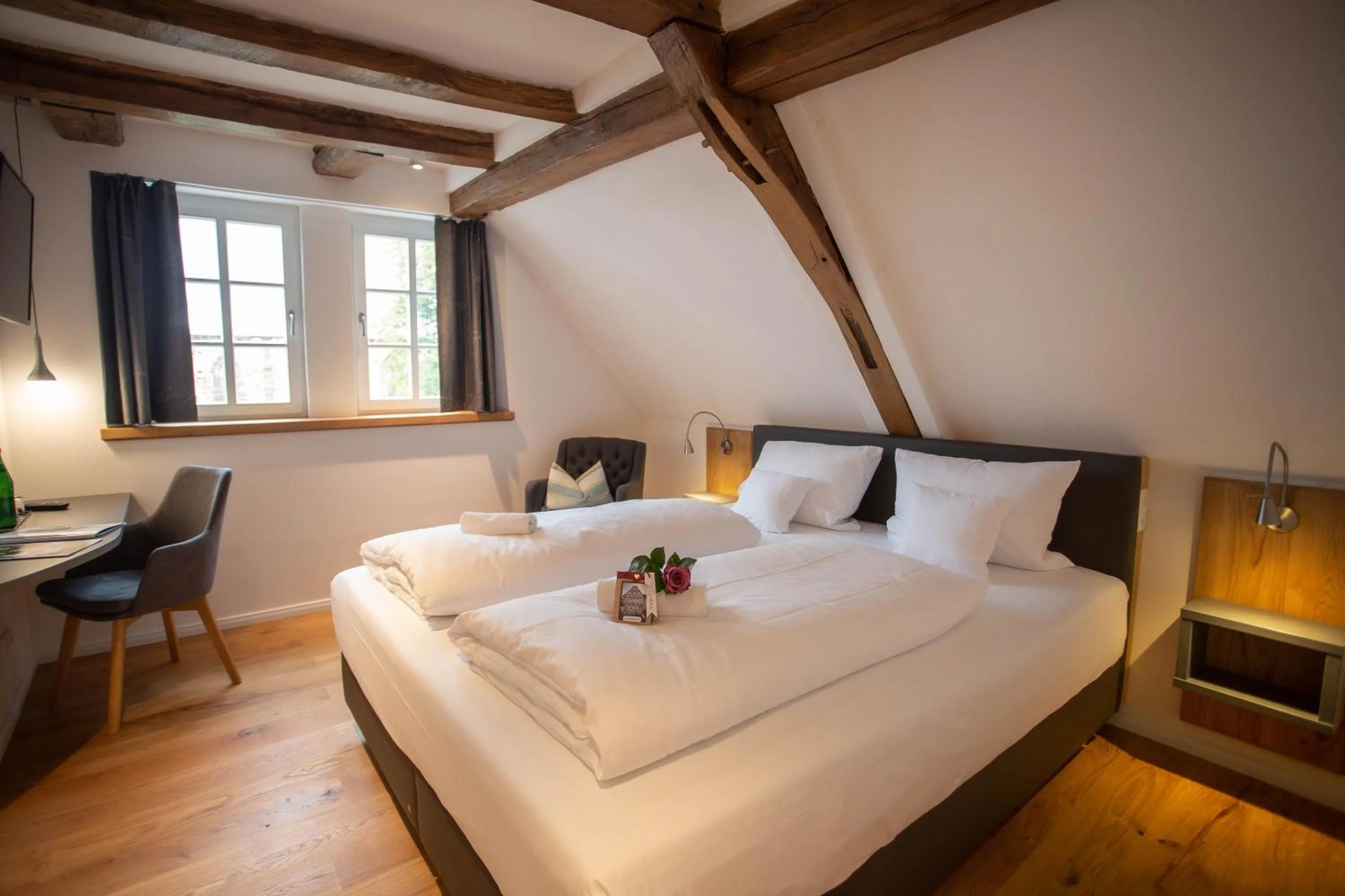Photo of the whole room, Bed in Altstadthotel Treysa