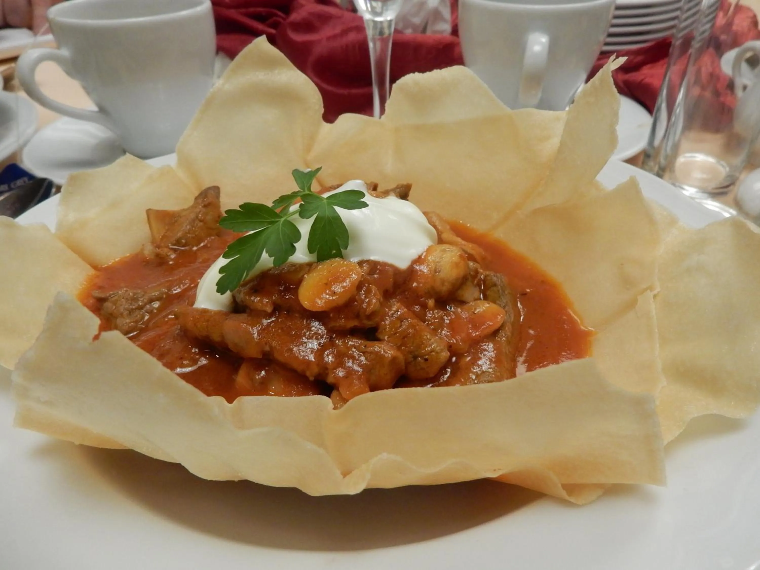 Food close-up in Hotel Korona