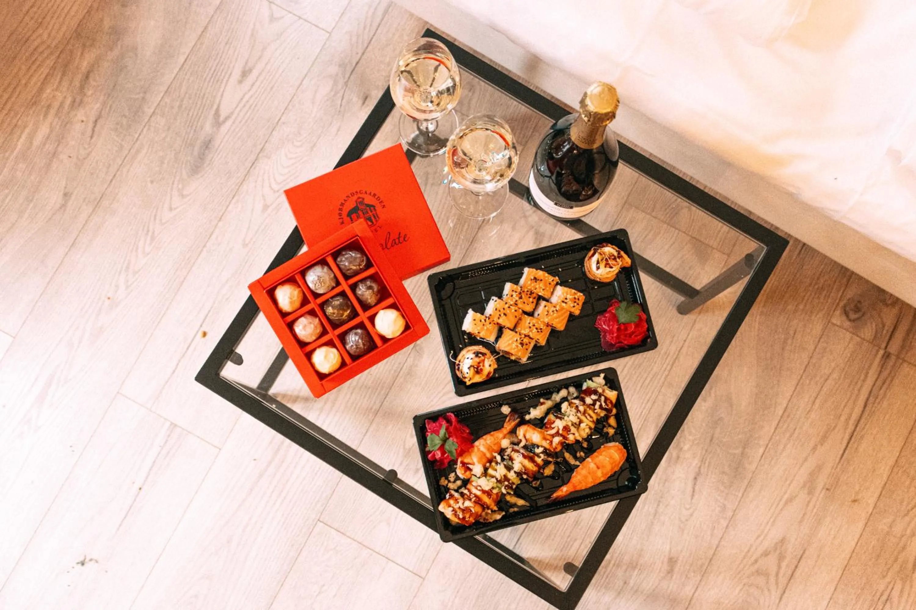 Food and drinks in Kjøbmandsgaarden Hotel