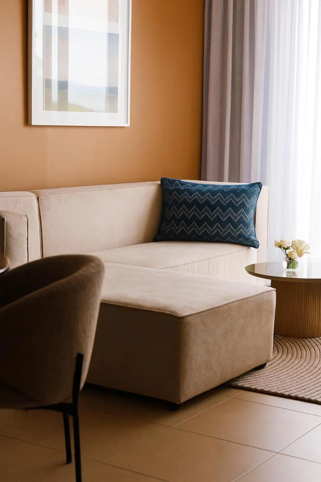 Seating area, Bed in The Max Hotel Sandton