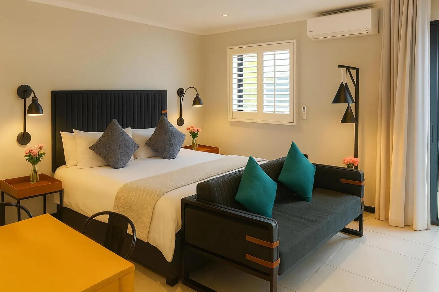 Bed in The Max Hotel Sandton