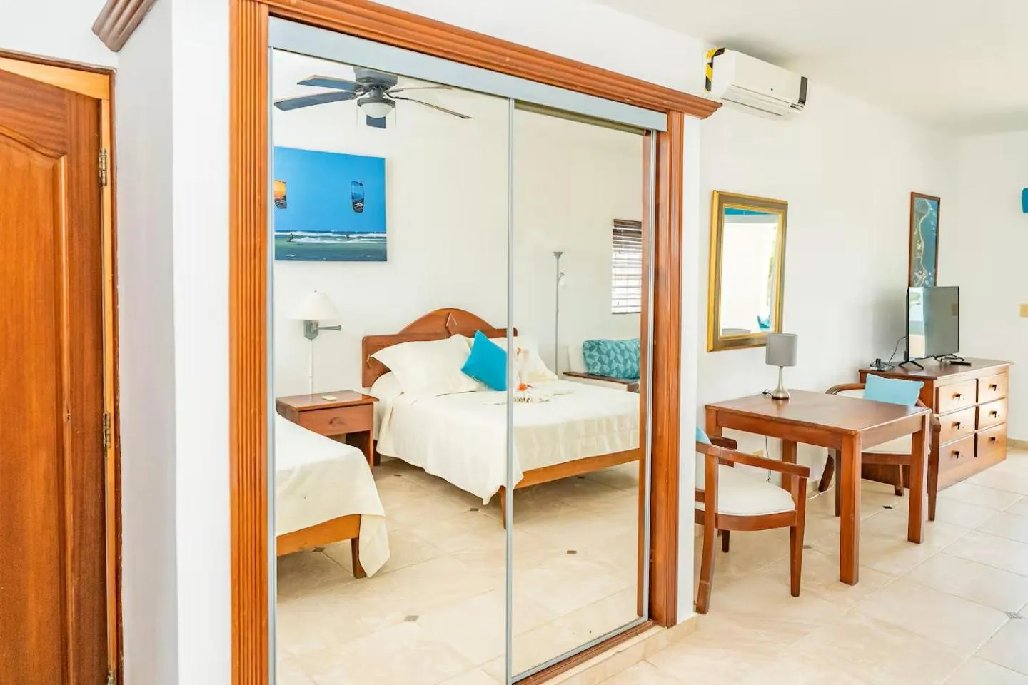 Bed in Agualina Kite Hotel