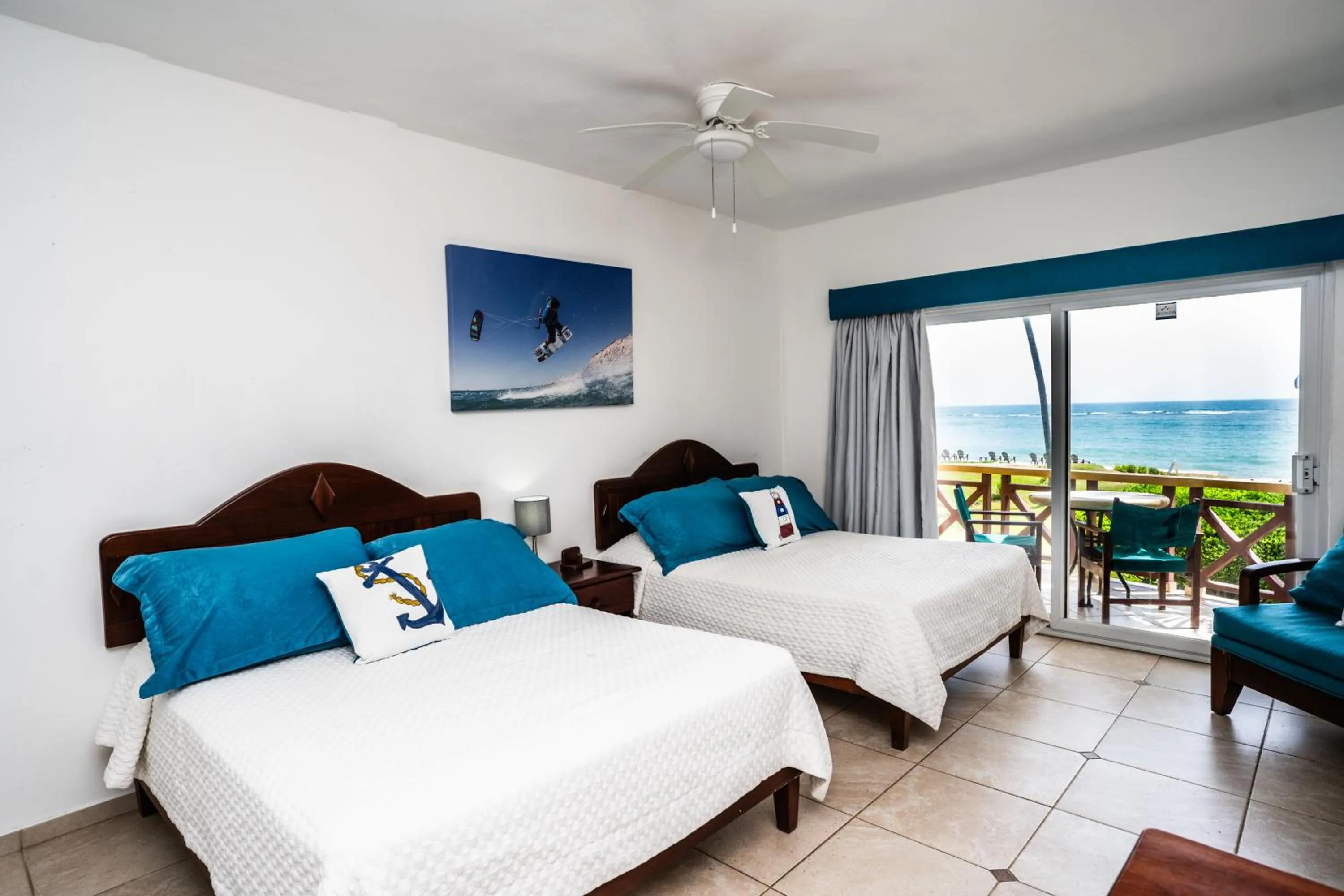 Bed in Agualina Kite Hotel