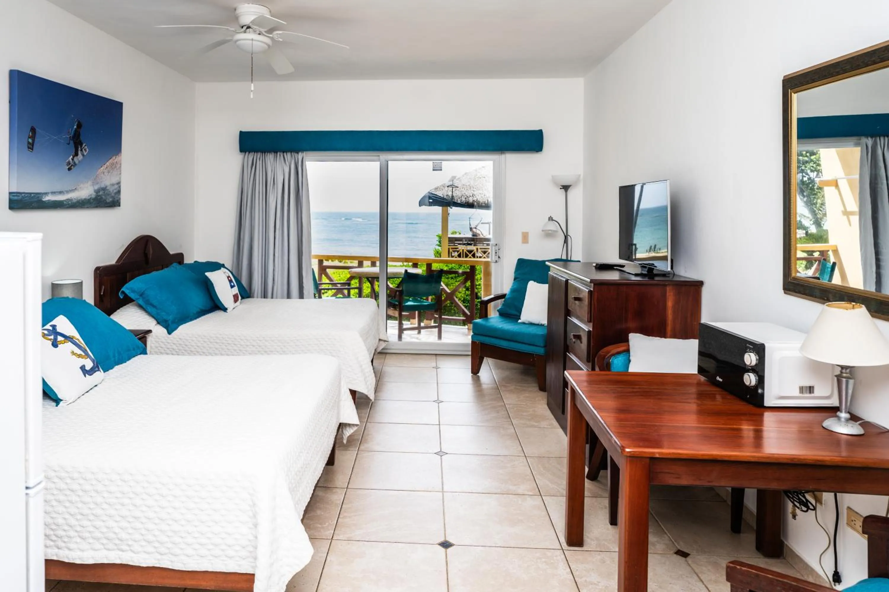 Bed in Agualina Kite Hotel