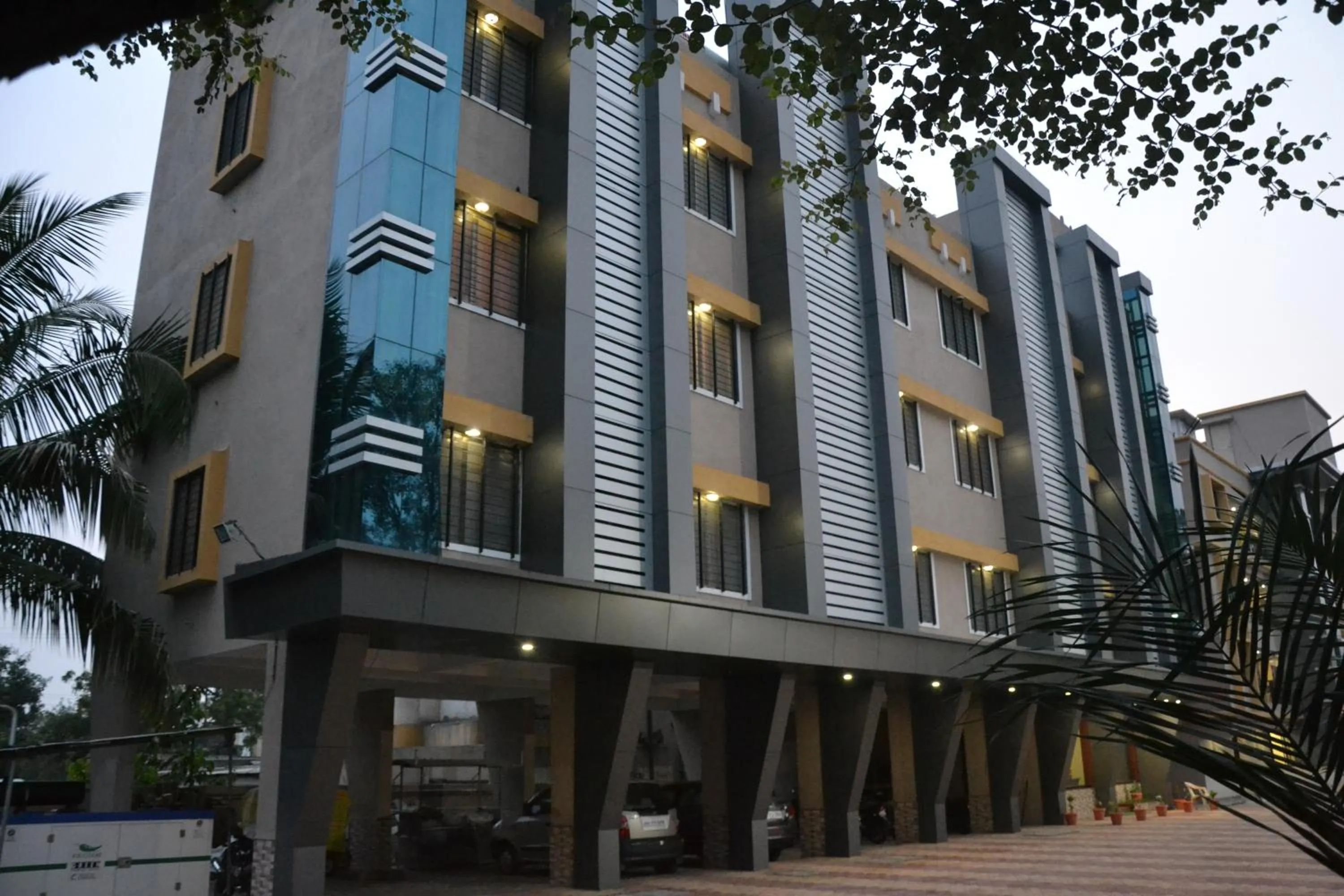 Property building in Hotel Yogiraj
