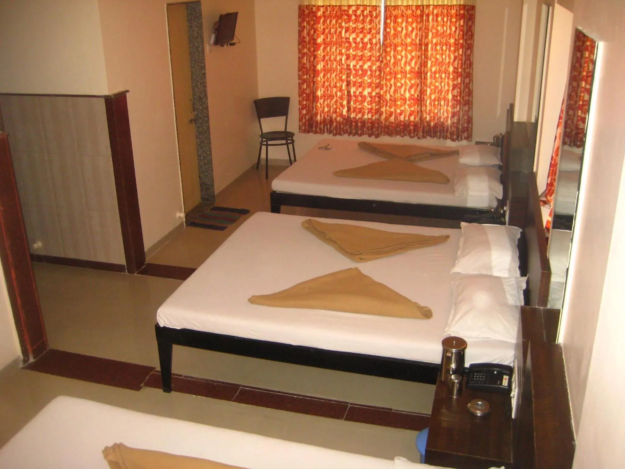 Bedroom, Bed in Hotel Yogiraj