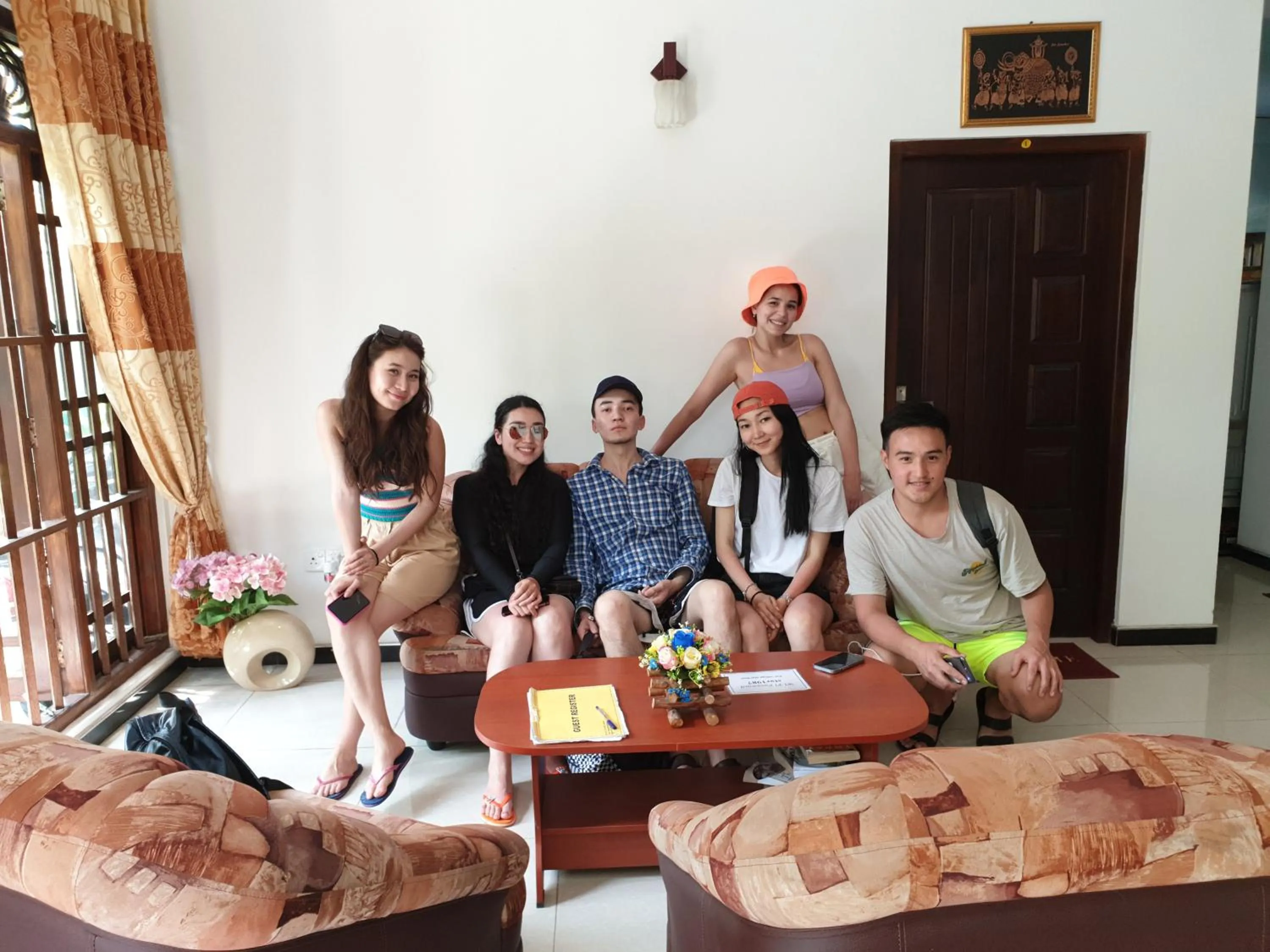 group of guests in Village Star Rest-Mirissa