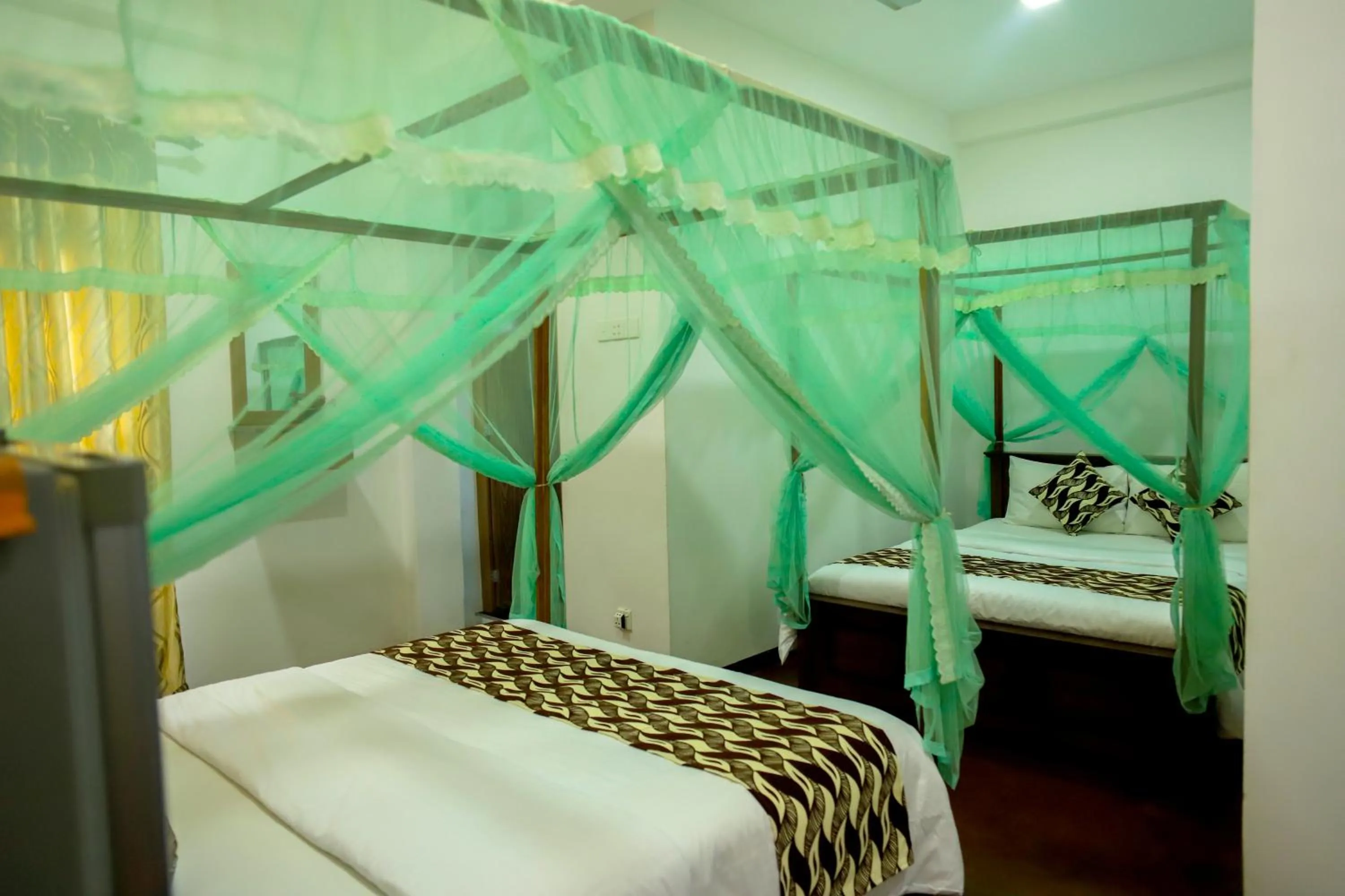 Bedroom, Bed in Village Star Rest-Mirissa