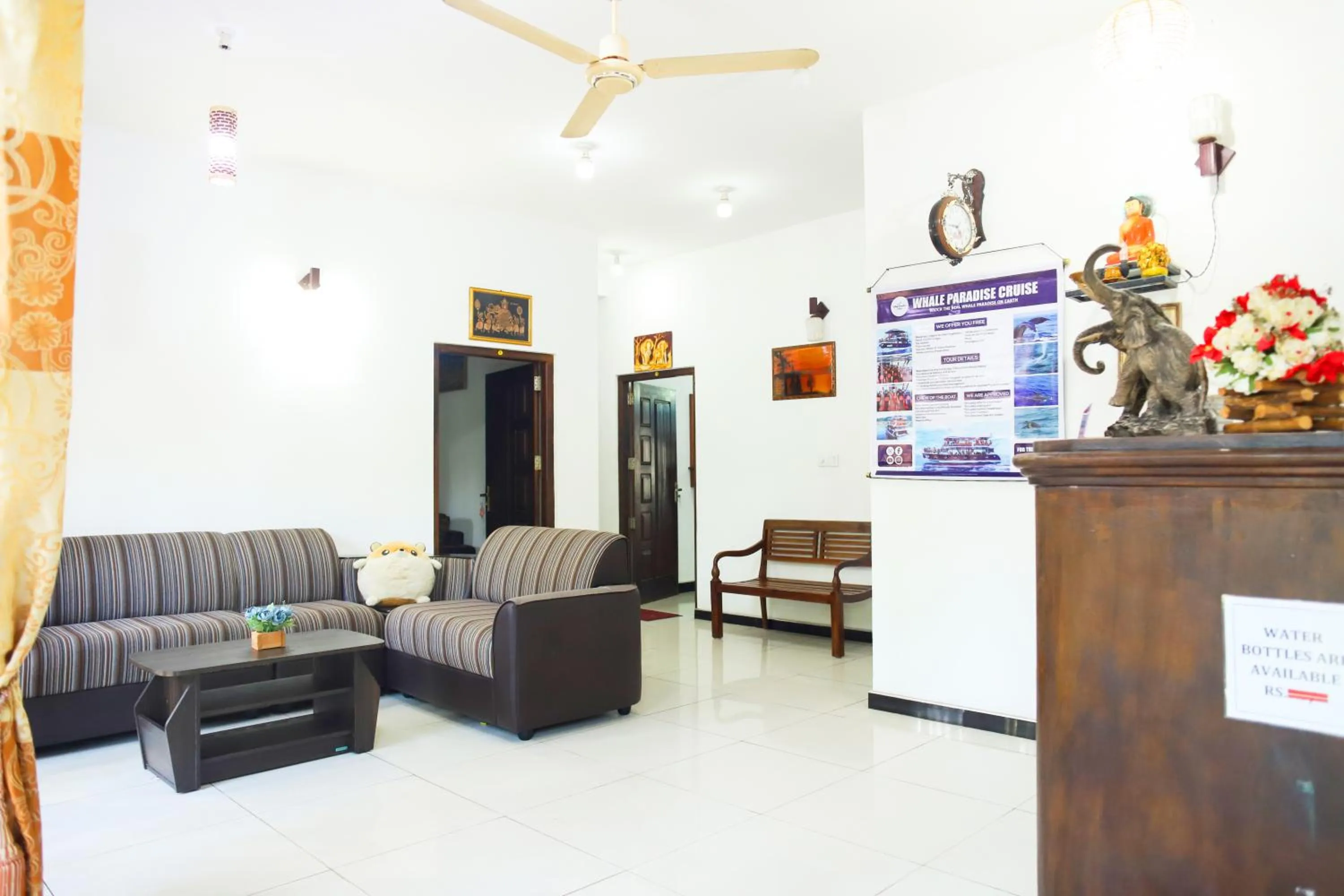 Seating area in Village Star Rest-Mirissa