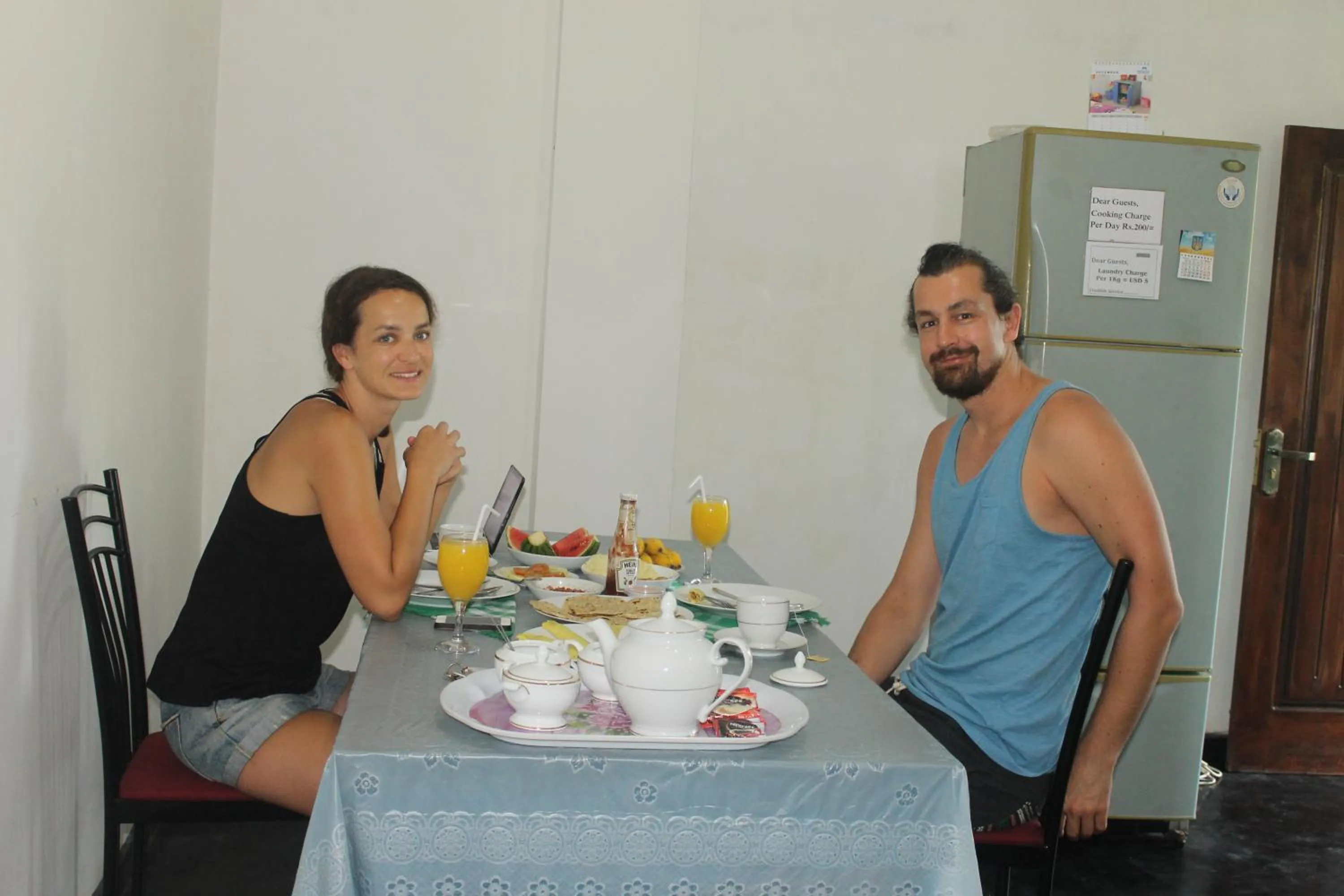 Dining area in Village Star Rest-Mirissa