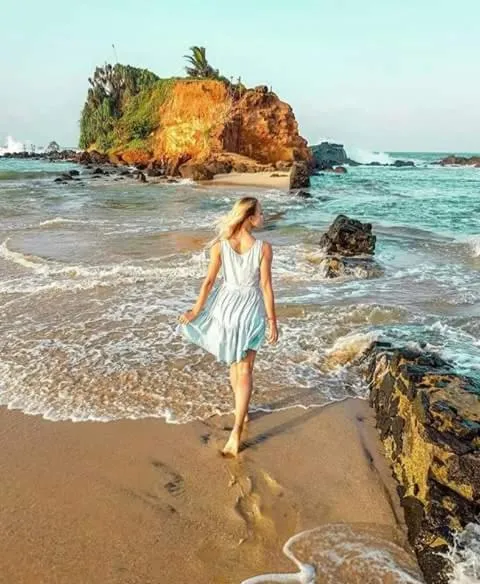 Beach in Village Star Rest-Mirissa