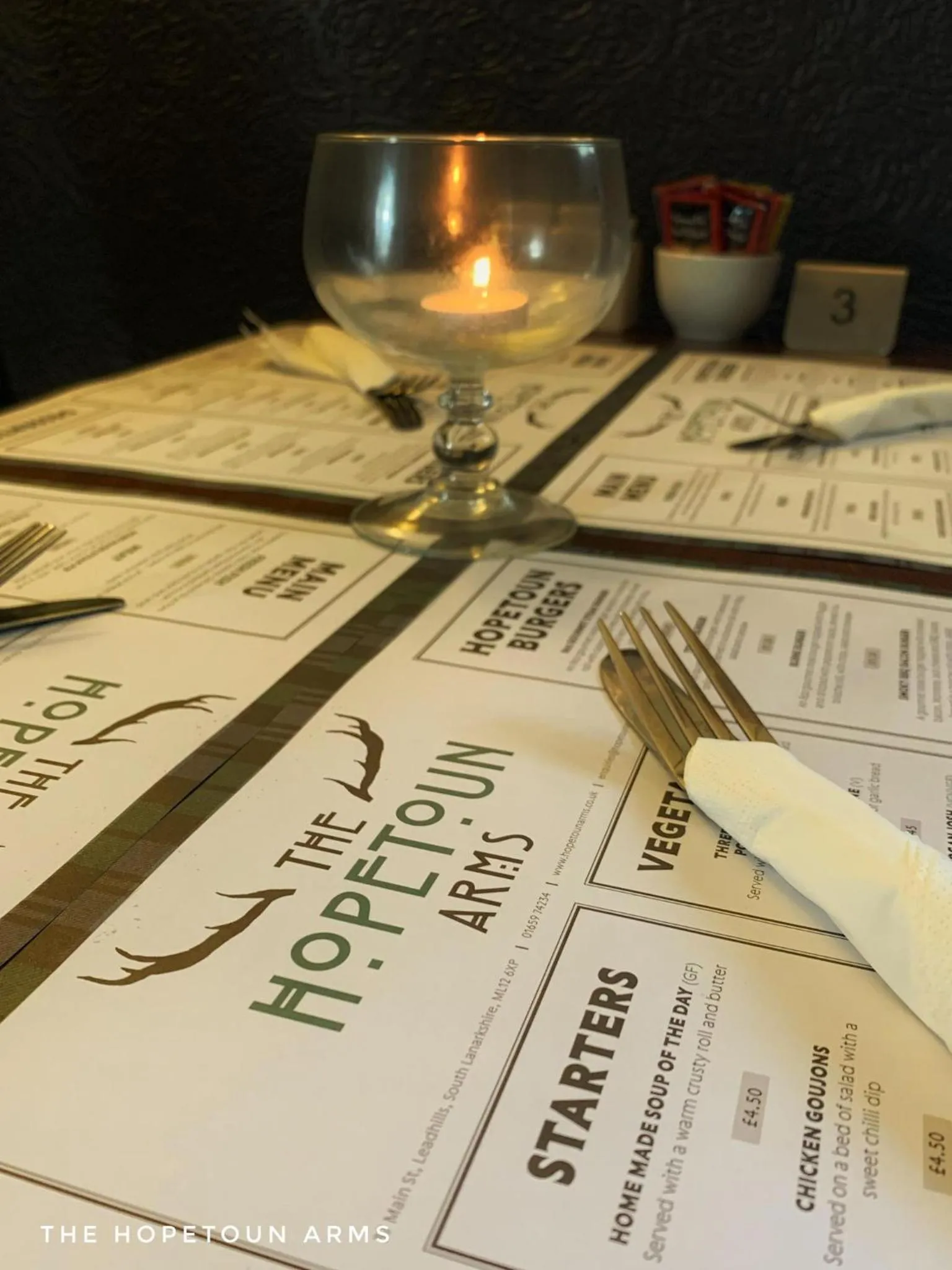 Restaurant/places to eat in The Hopetoun Arms Hotel