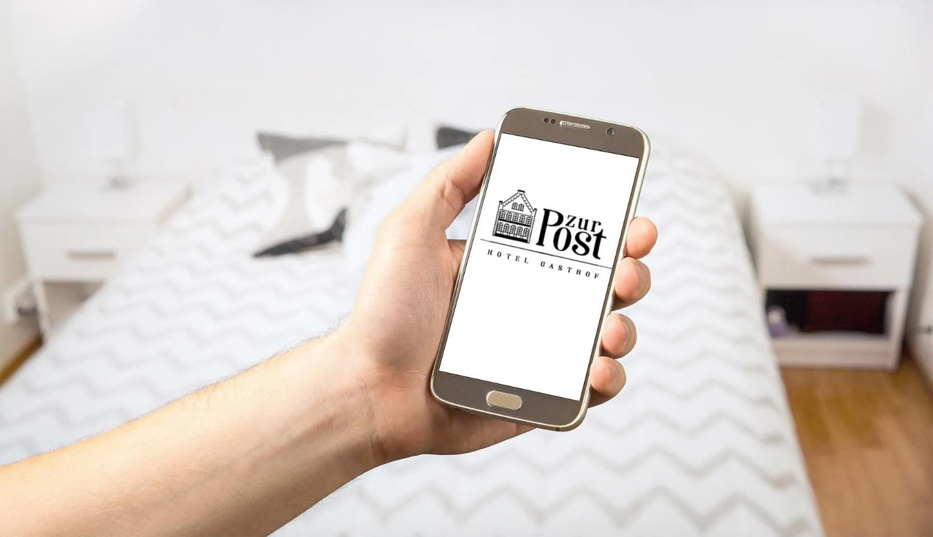 Logo/Certificate/Sign, Bed in Hotel Gasthof Zur Post