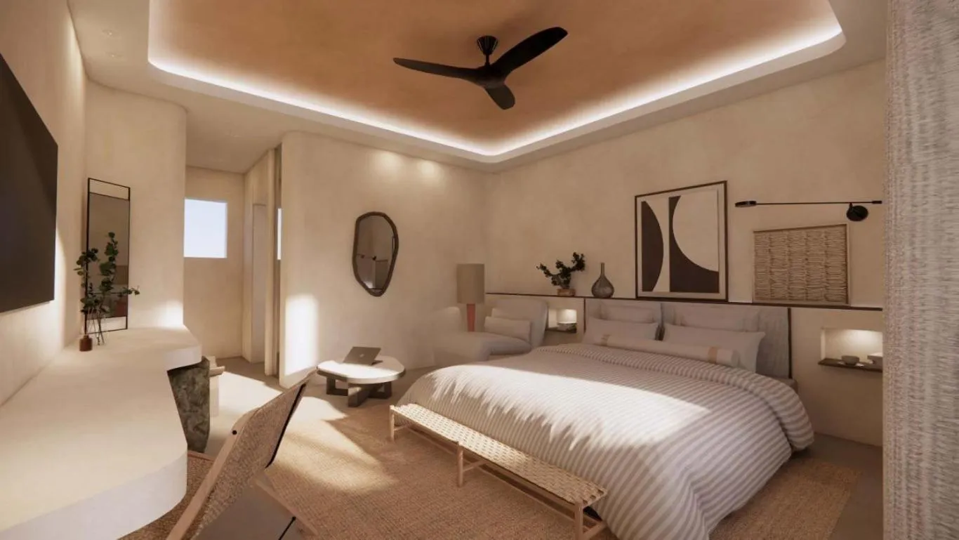 Bed in Kouros Palace Active Lifestyle Hotel