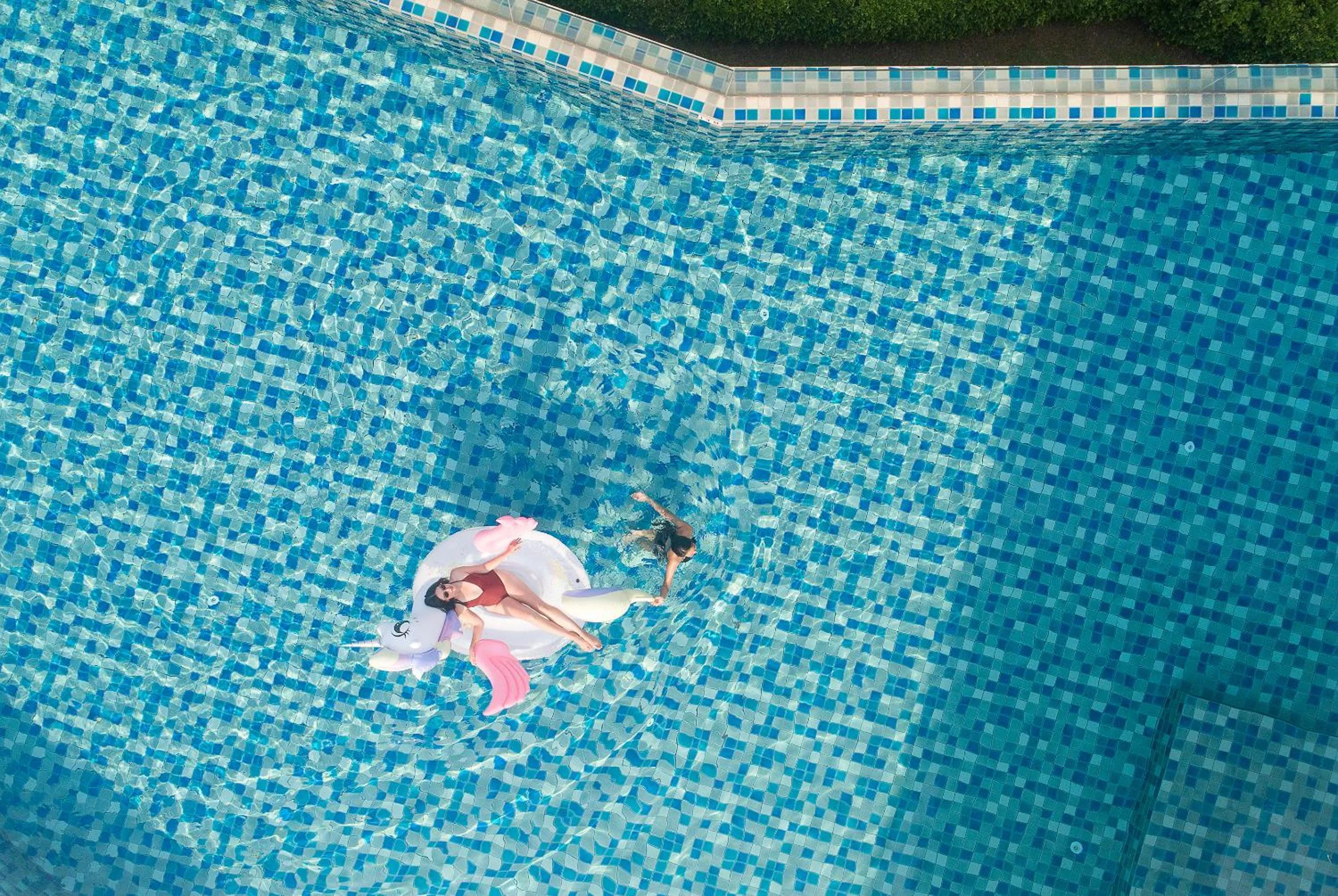 Pool view in Tsix5 Phenomenal Hotel Pattaya