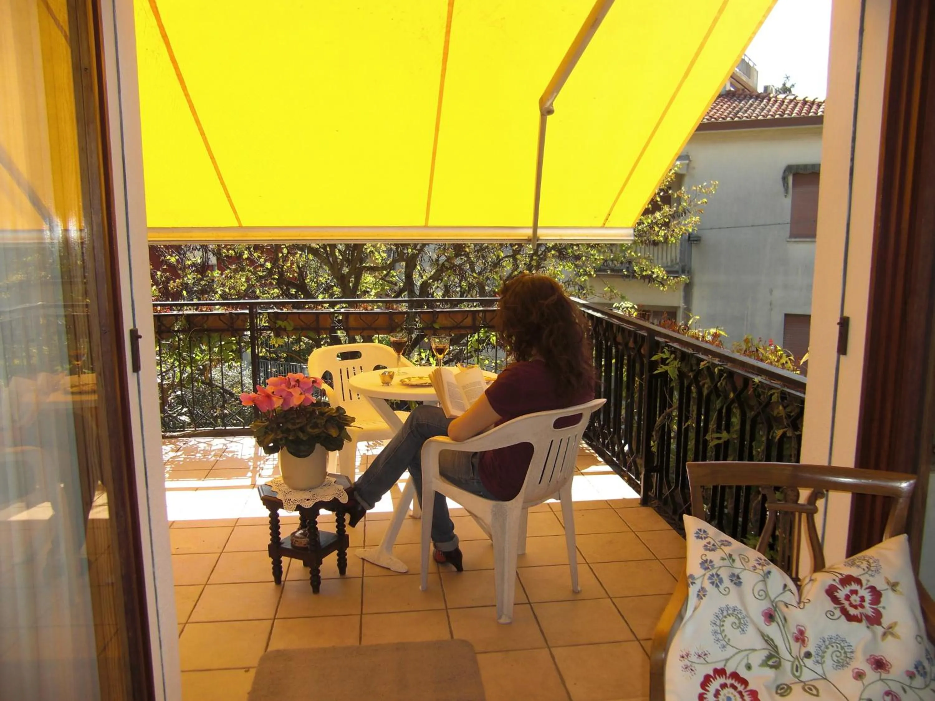 Patio in B&B Castellani