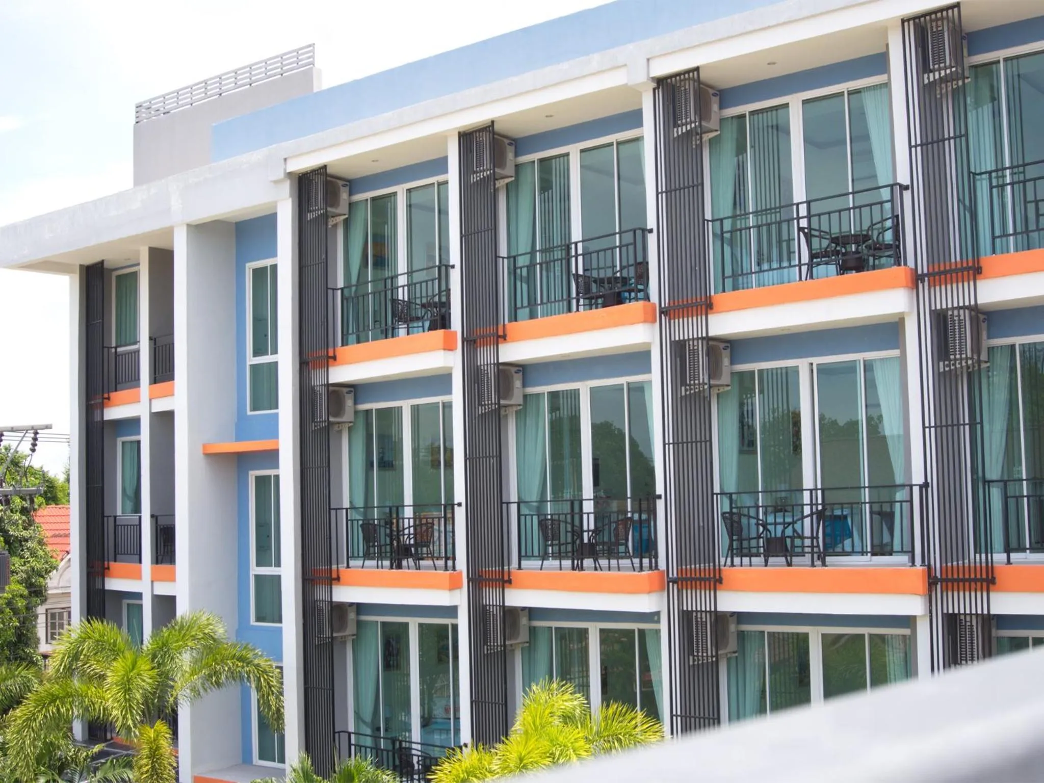 Bird's eye view in Evergreen Resort Cha-am