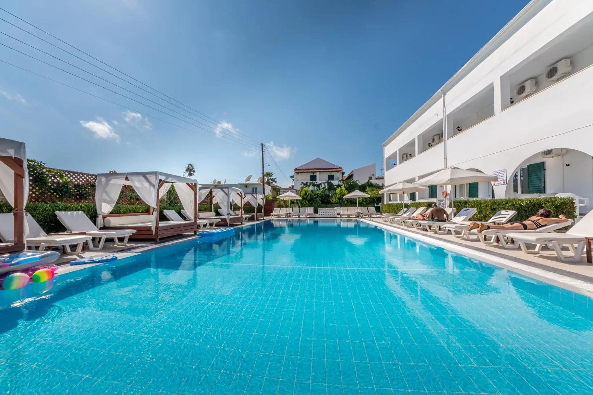 Swimming pool in Chandris Apartments