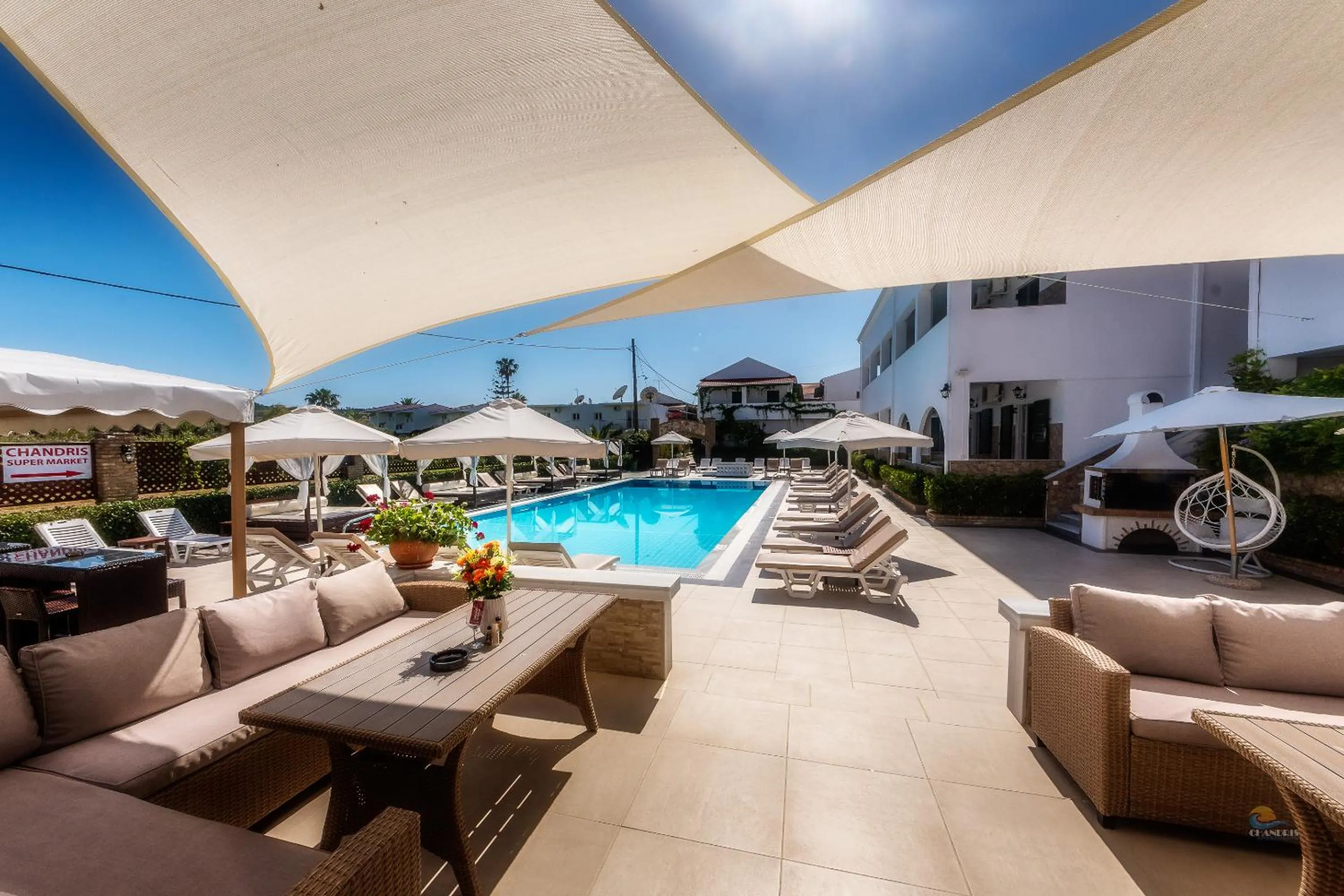 Day in Chandris Apartments