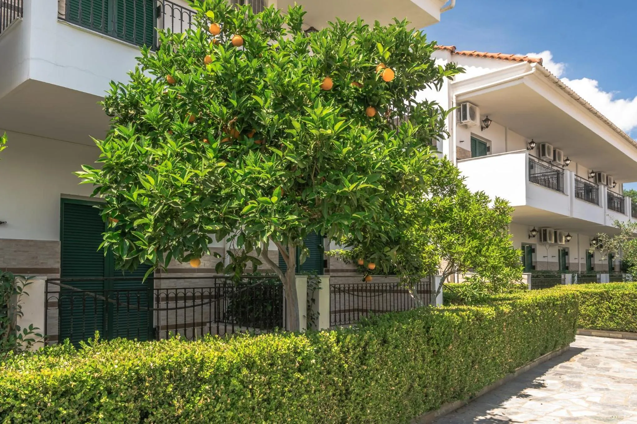 Patio in Chandris Apartments