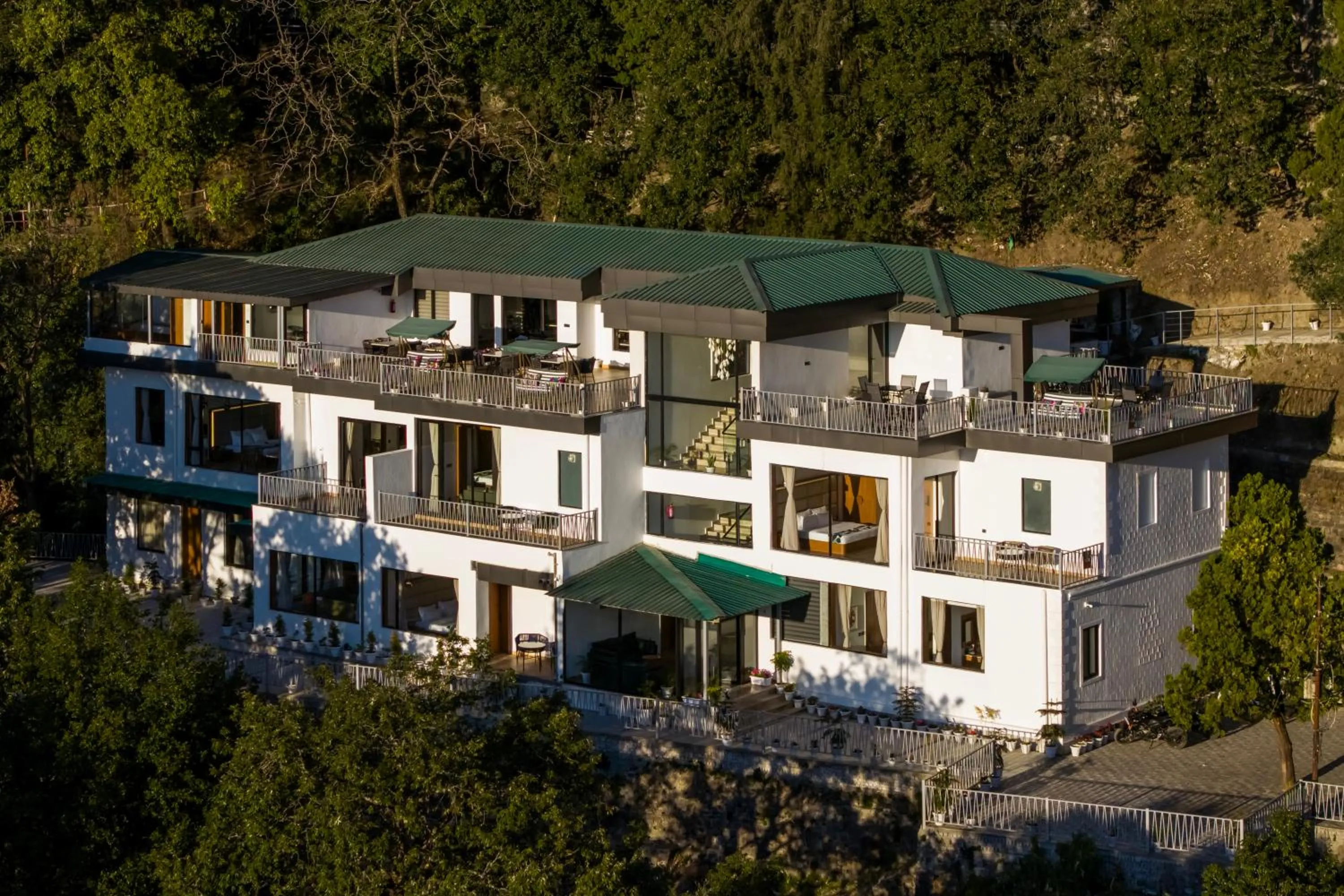 Property building in Moustache Select Nainital- Onsite Parking