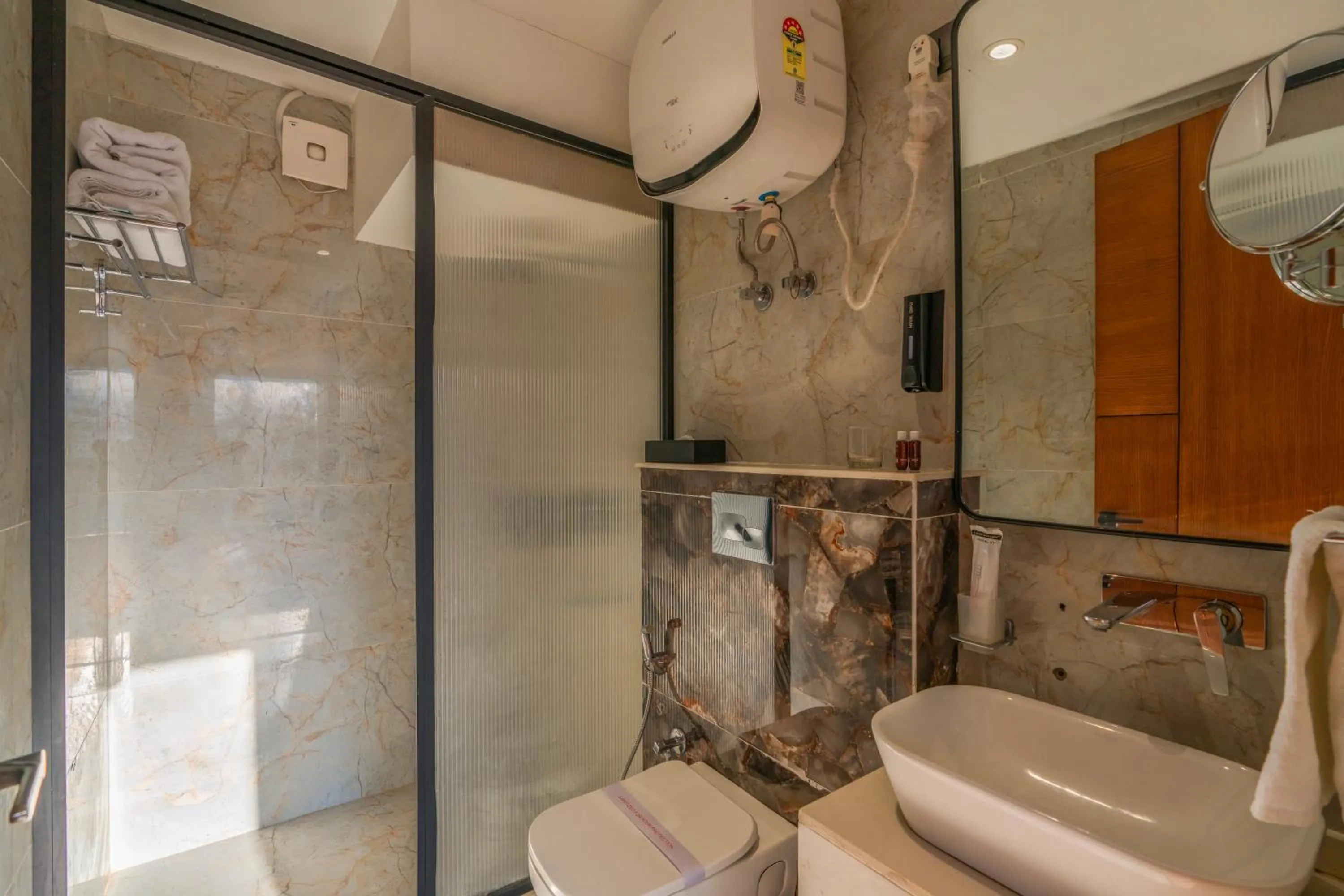 Bathroom in Moustache Select Nainital- Onsite Parking