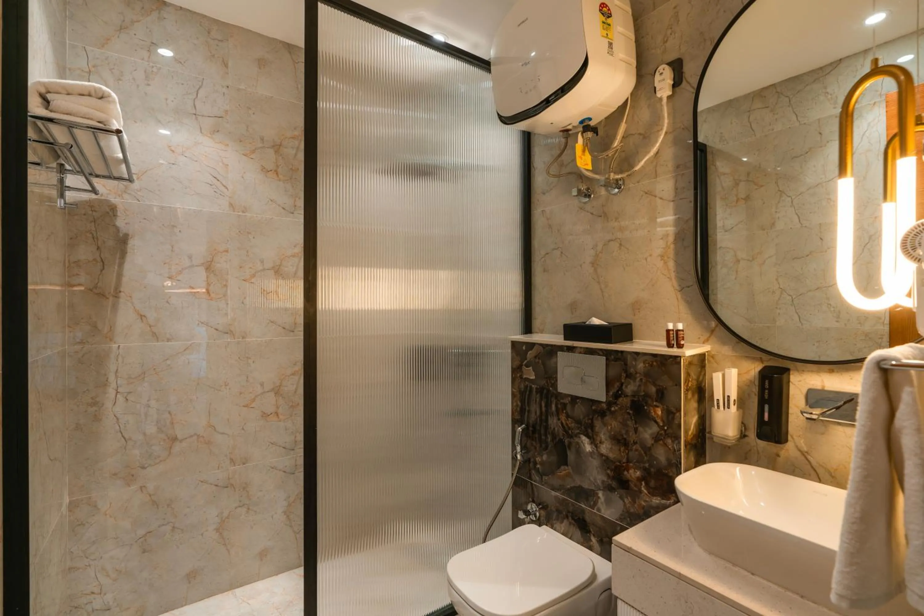 Bathroom in Moustache Select Nainital- Onsite Parking