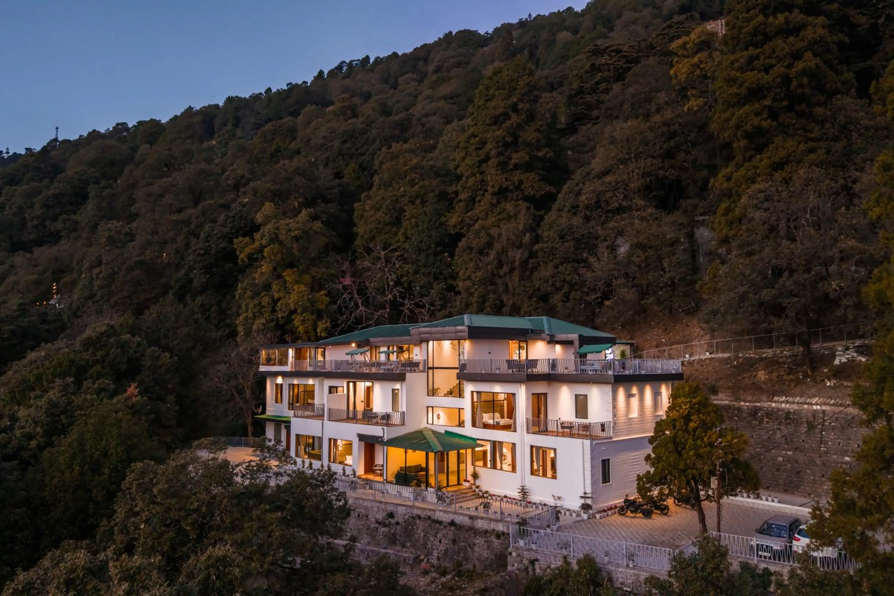 Property building in Moustache Select Nainital- Onsite Parking