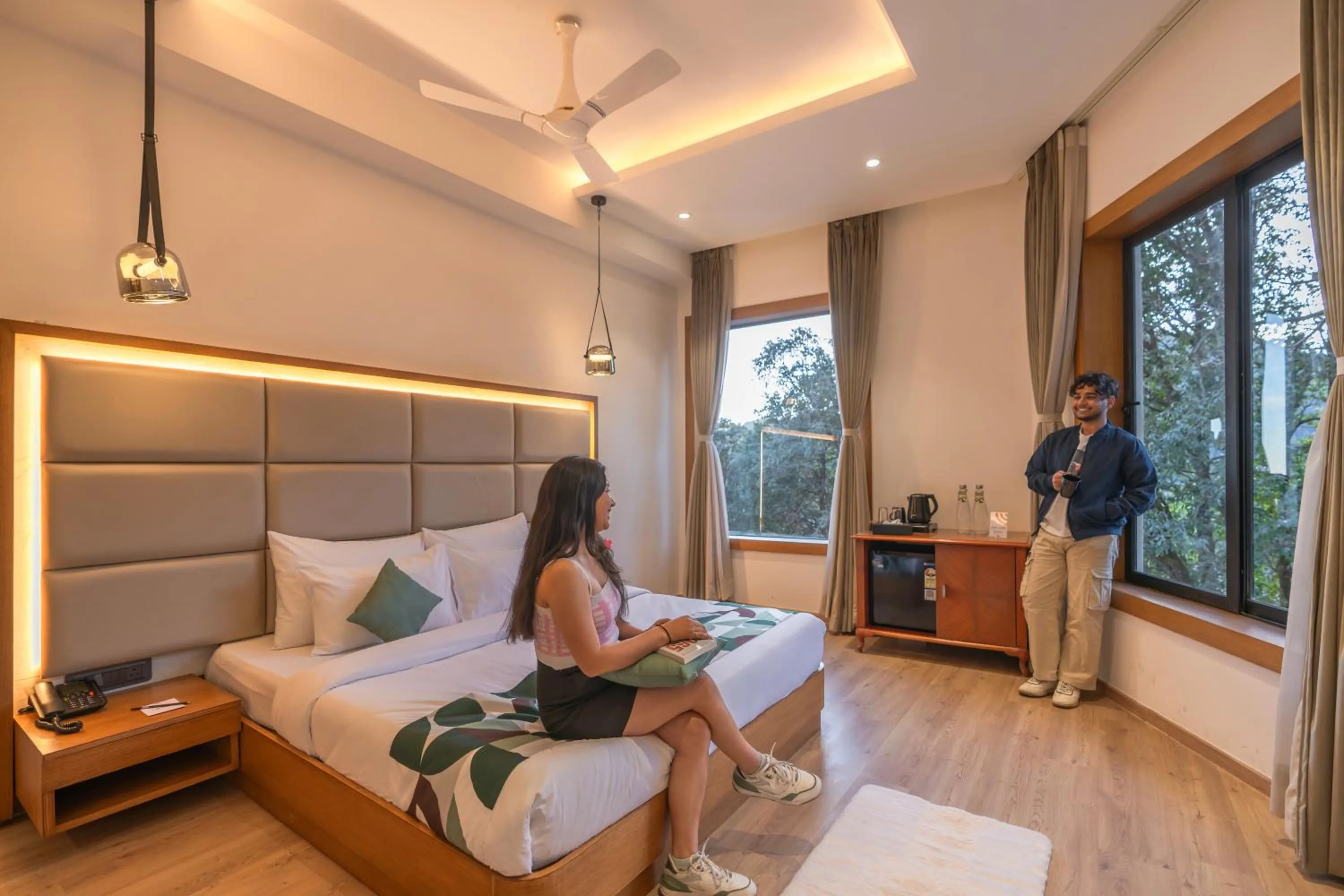 Bed in Moustache Select Nainital- Onsite Parking