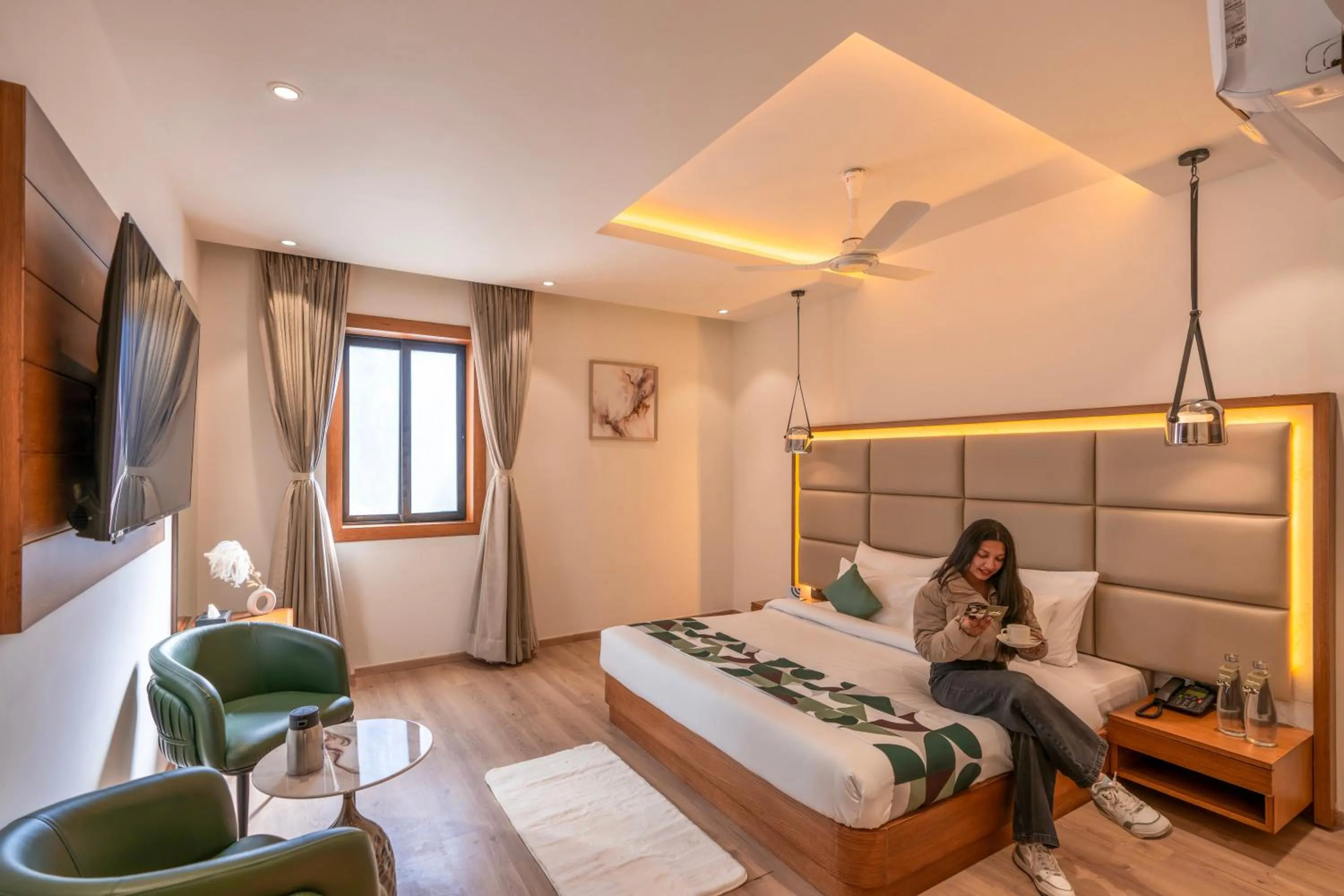 Bed in Moustache Select Nainital- Onsite Parking