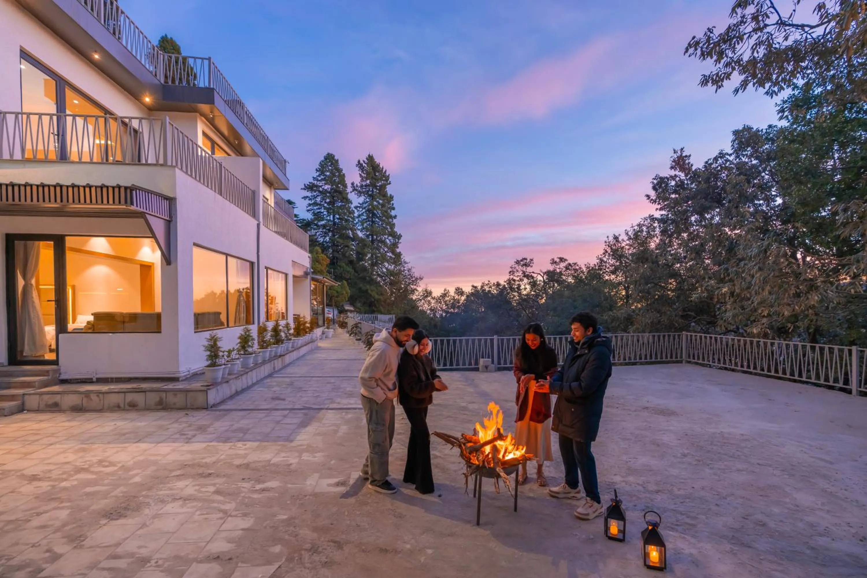 Property building in Moustache Select Nainital- Onsite Parking