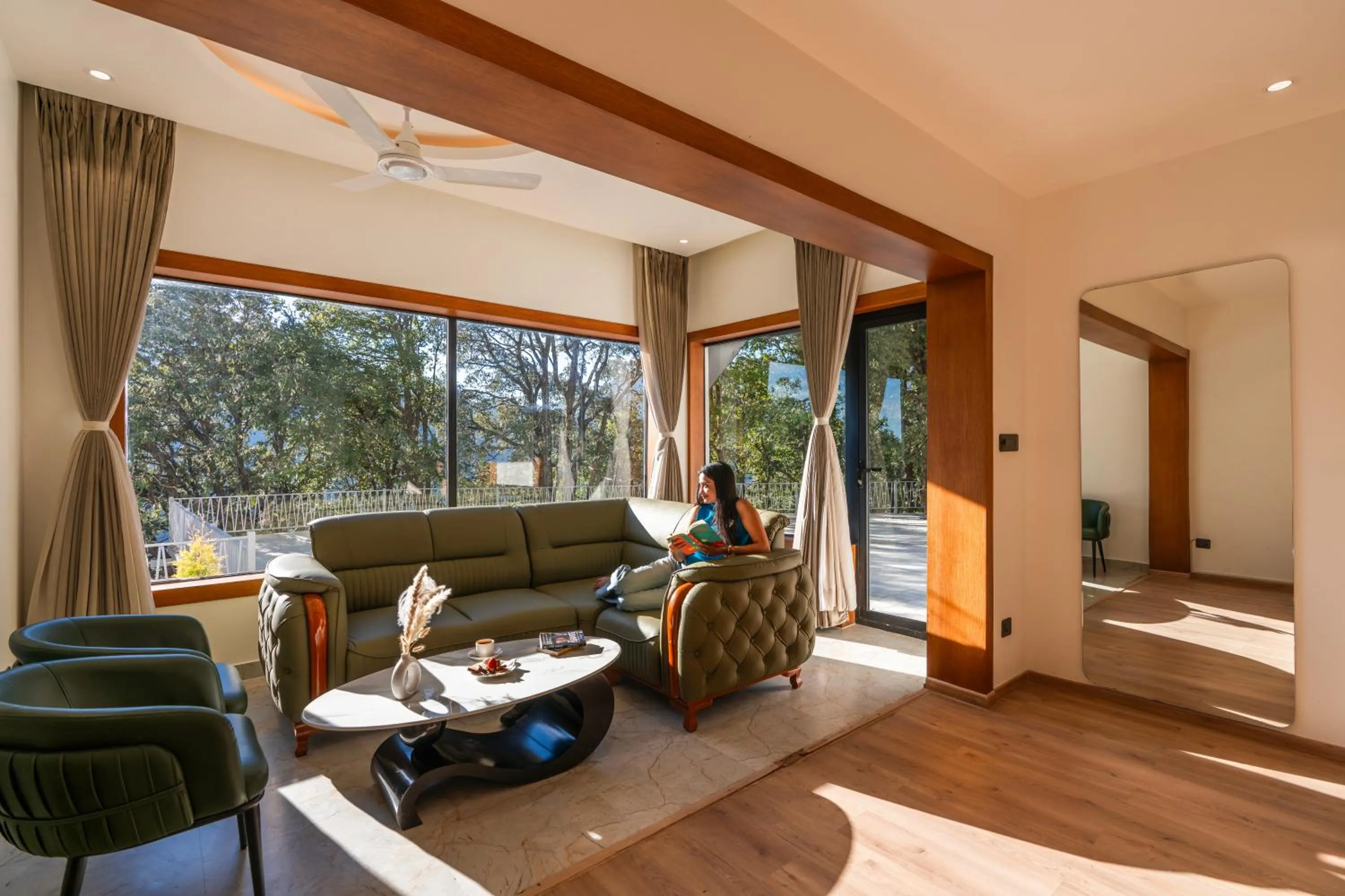Living room in Moustache Select Nainital- Onsite Parking