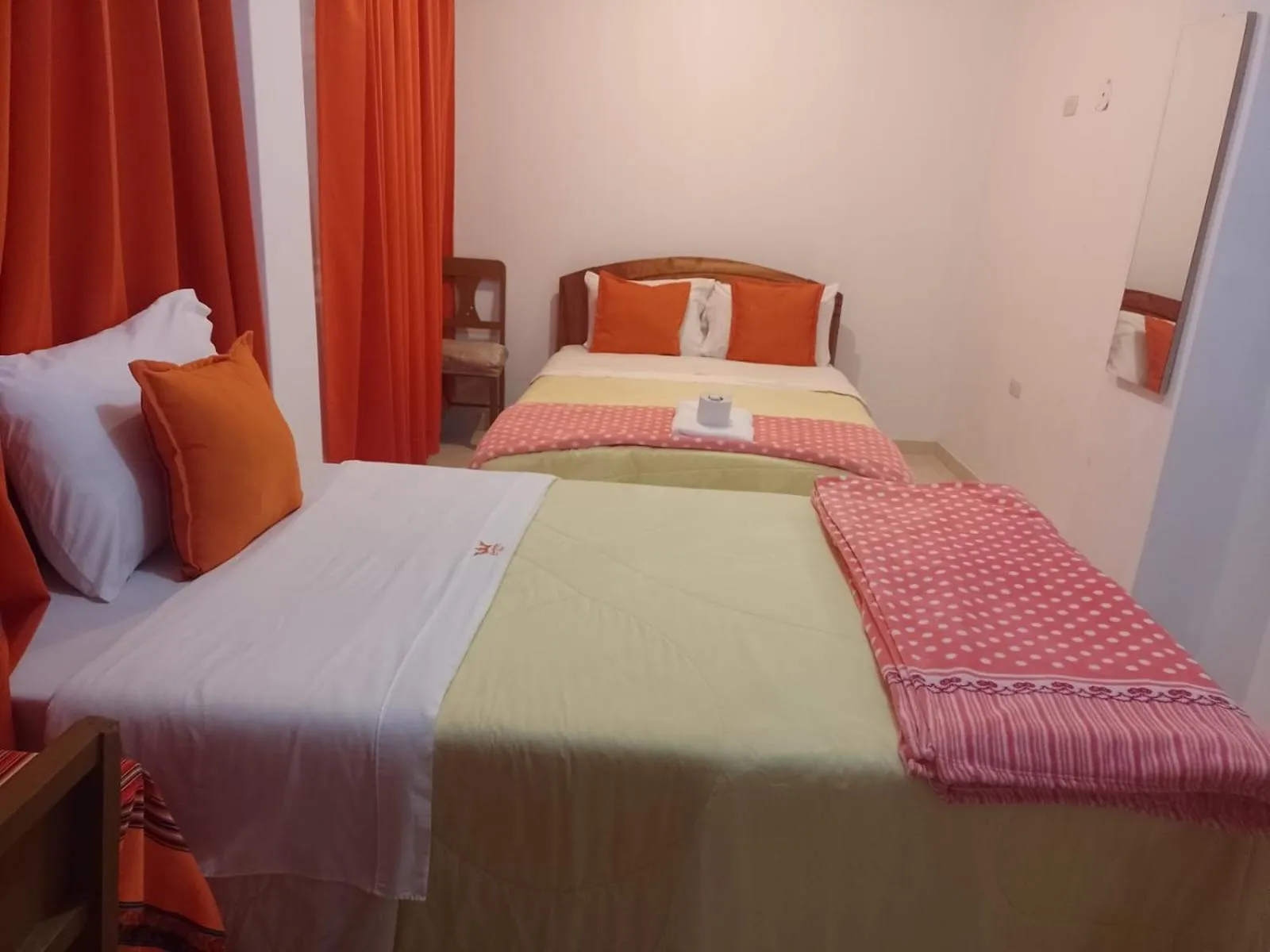 Bed in Hotel Chachapoyas