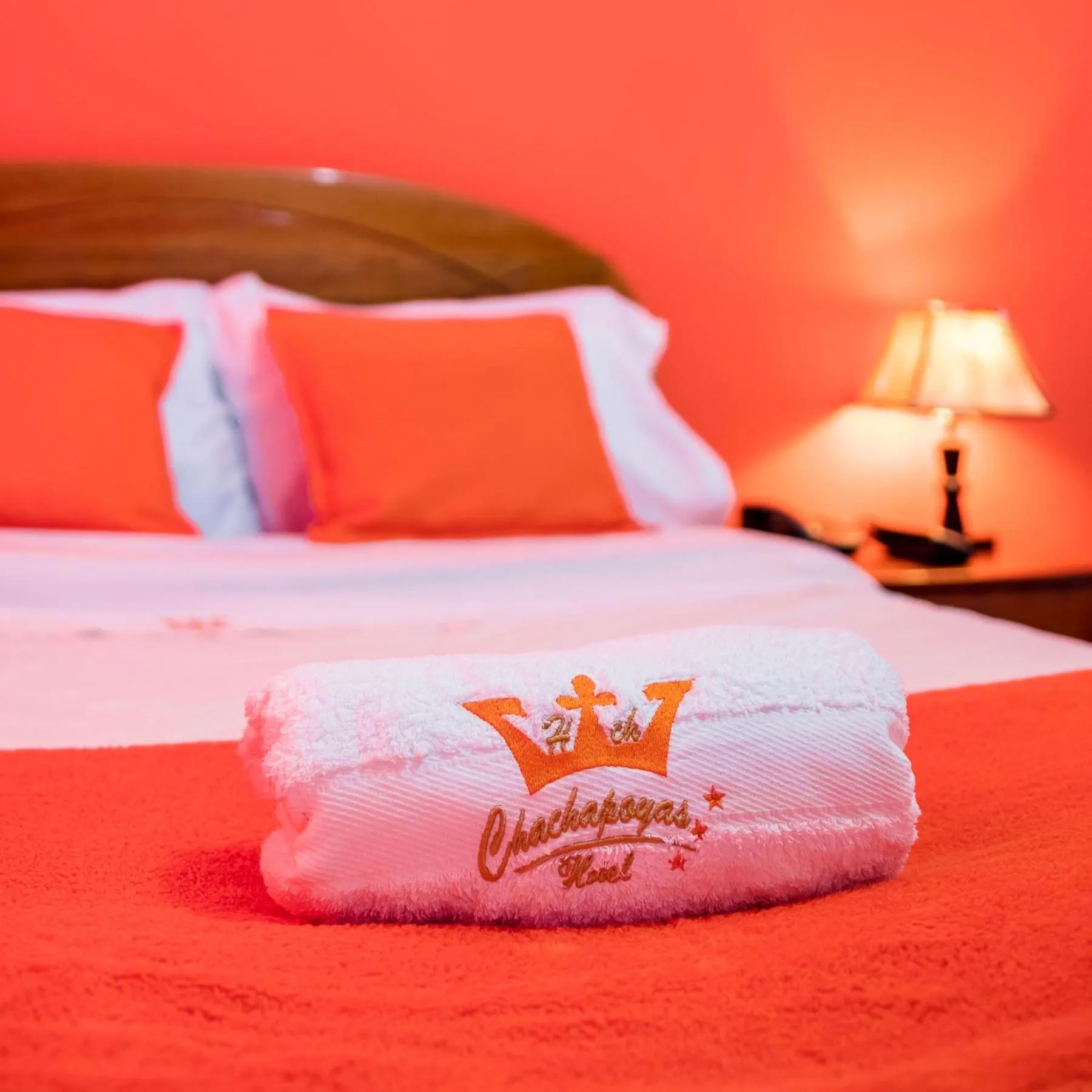 Bed in Hotel Chachapoyas