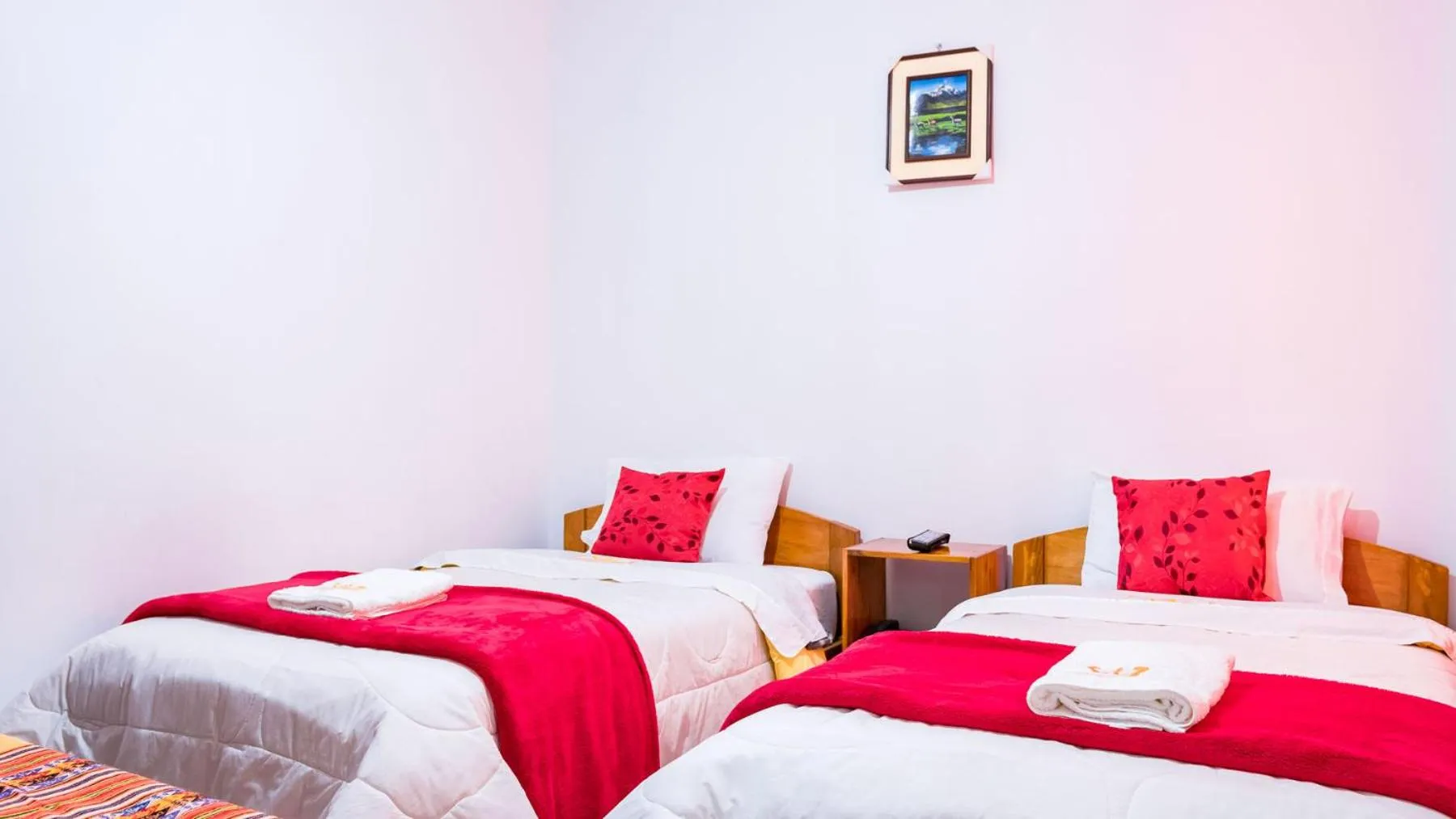 Bed in Hotel Chachapoyas