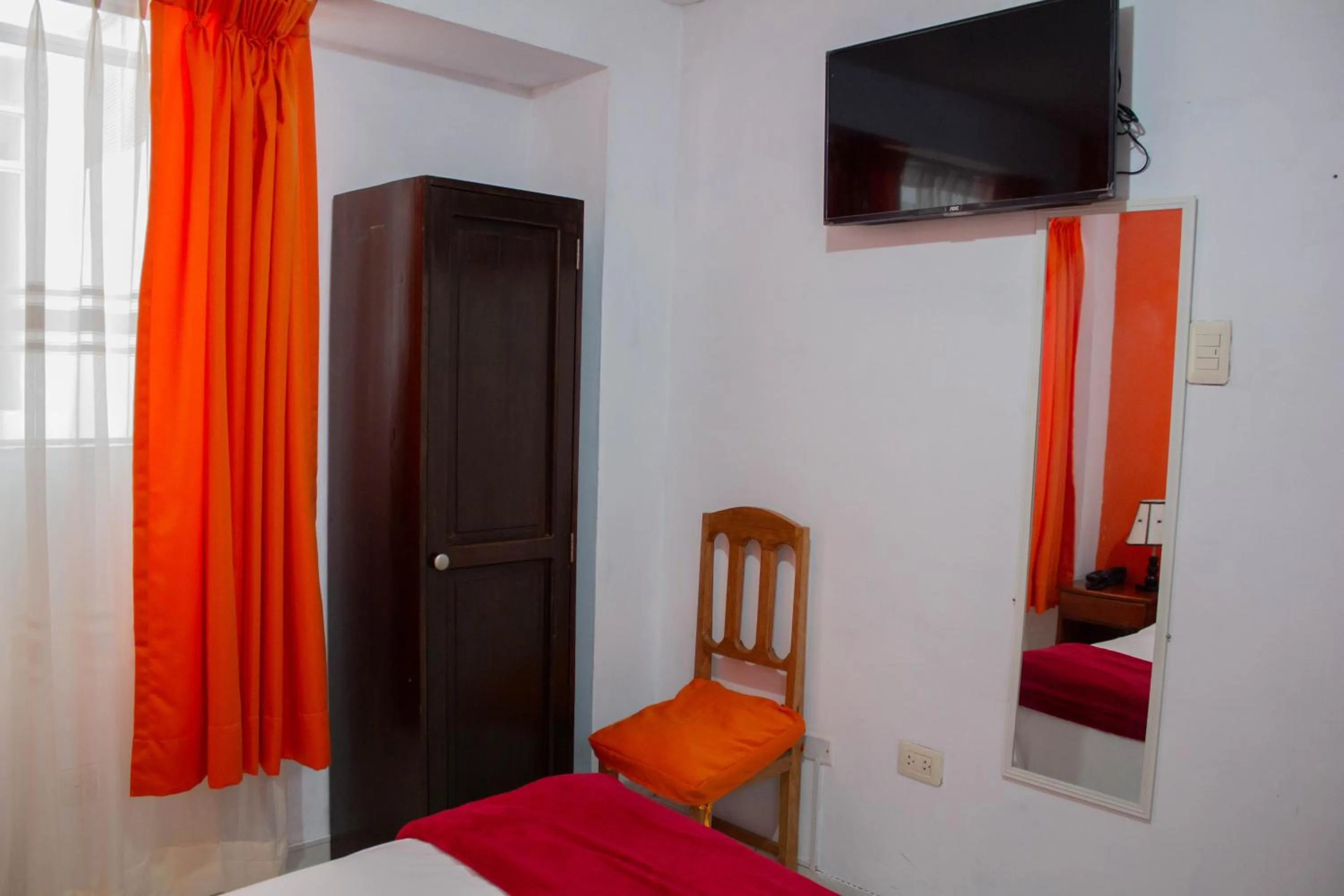 Bed in Hotel Chachapoyas