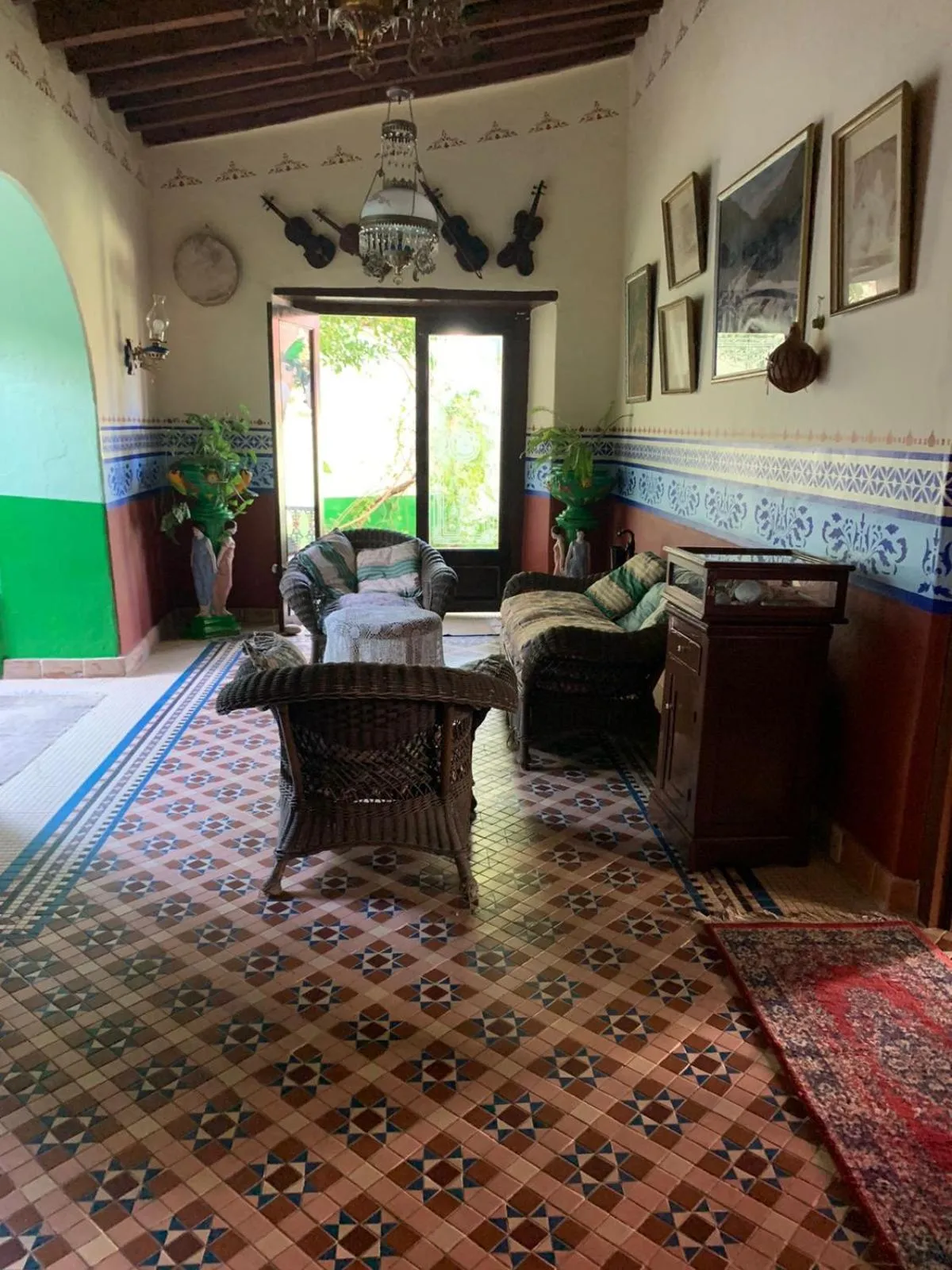 Living room in Copper Canyon Riverside Lodge