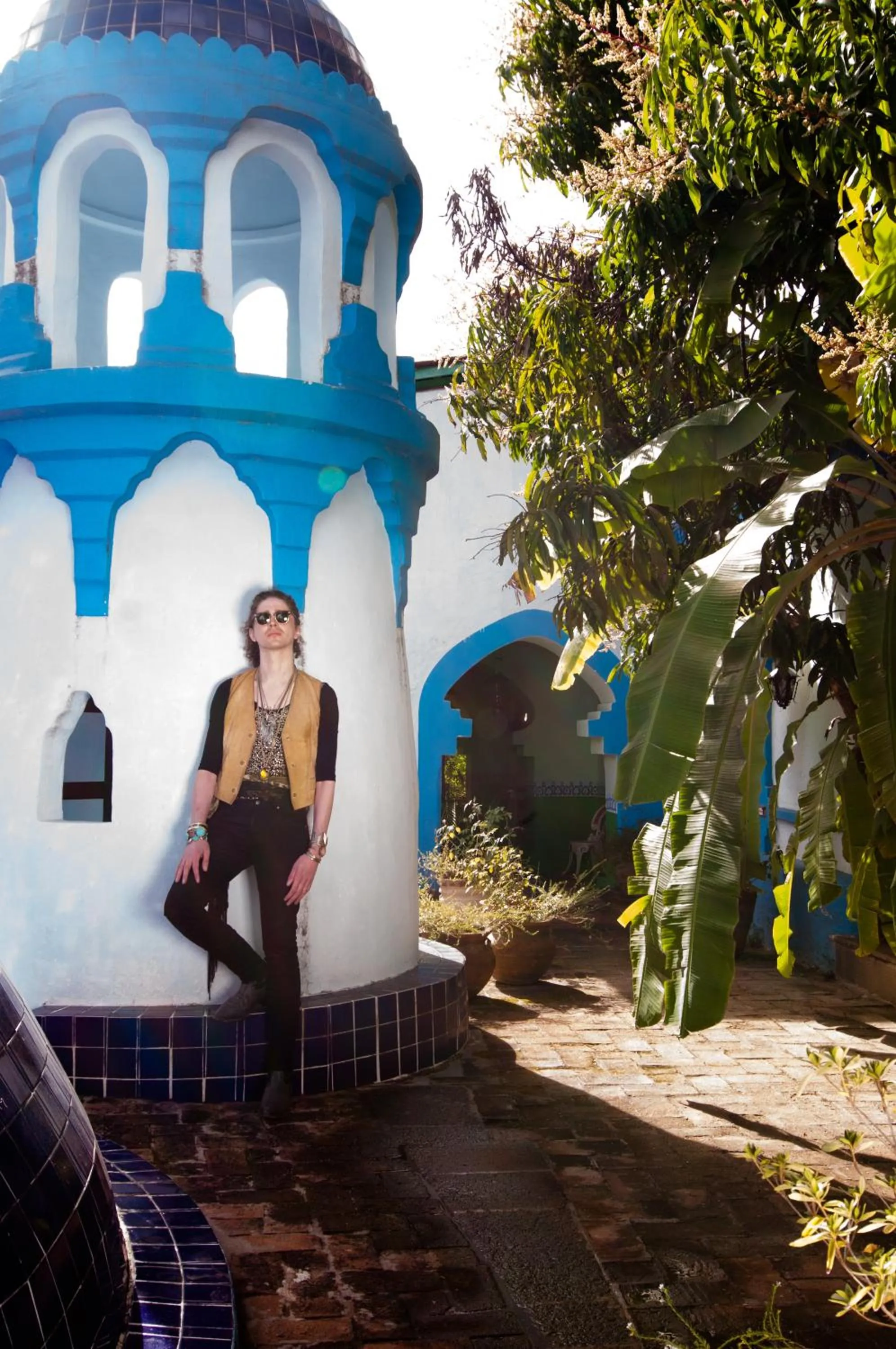 Patio in Copper Canyon Riverside Lodge