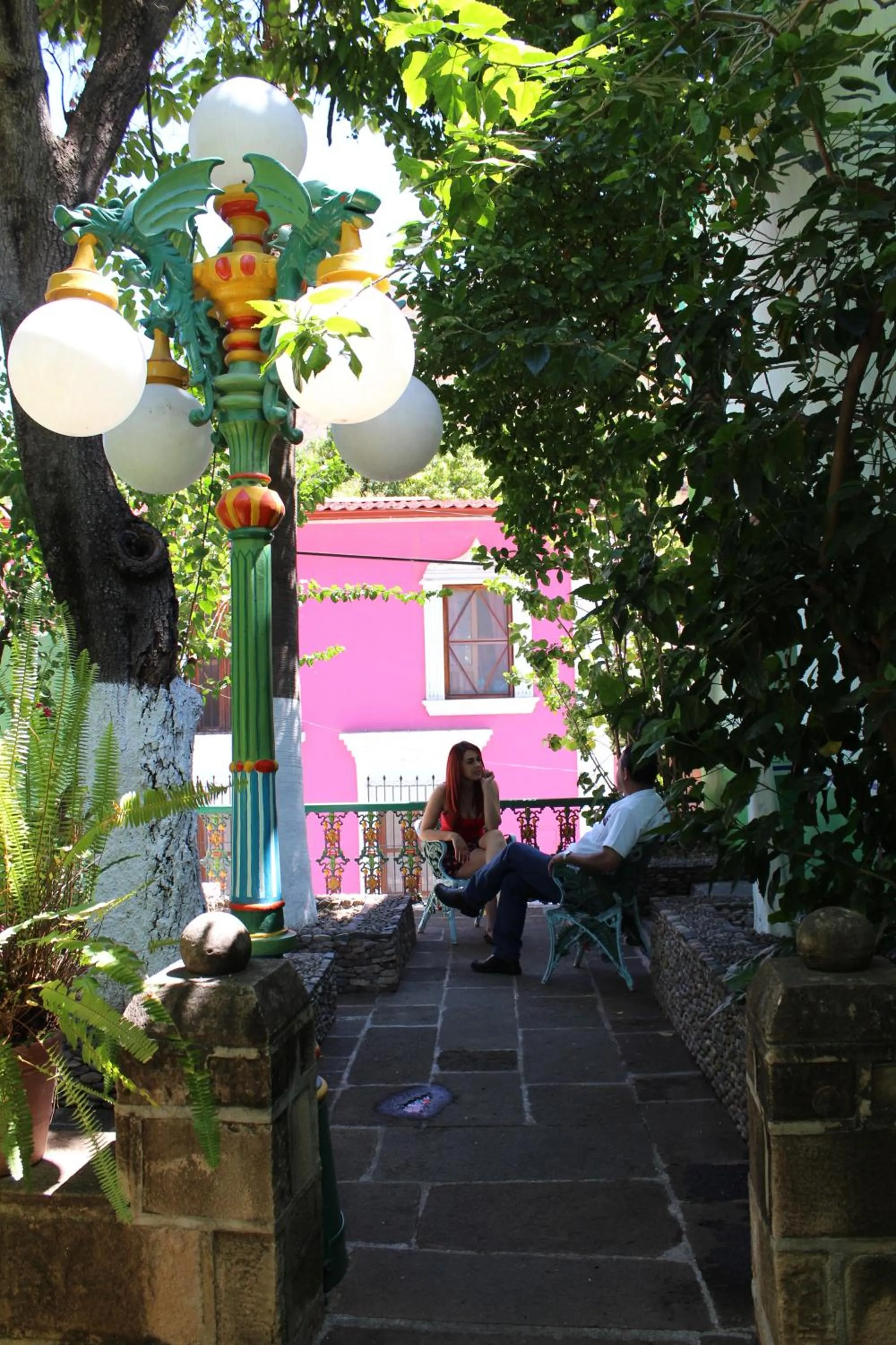 Garden in Copper Canyon Riverside Lodge