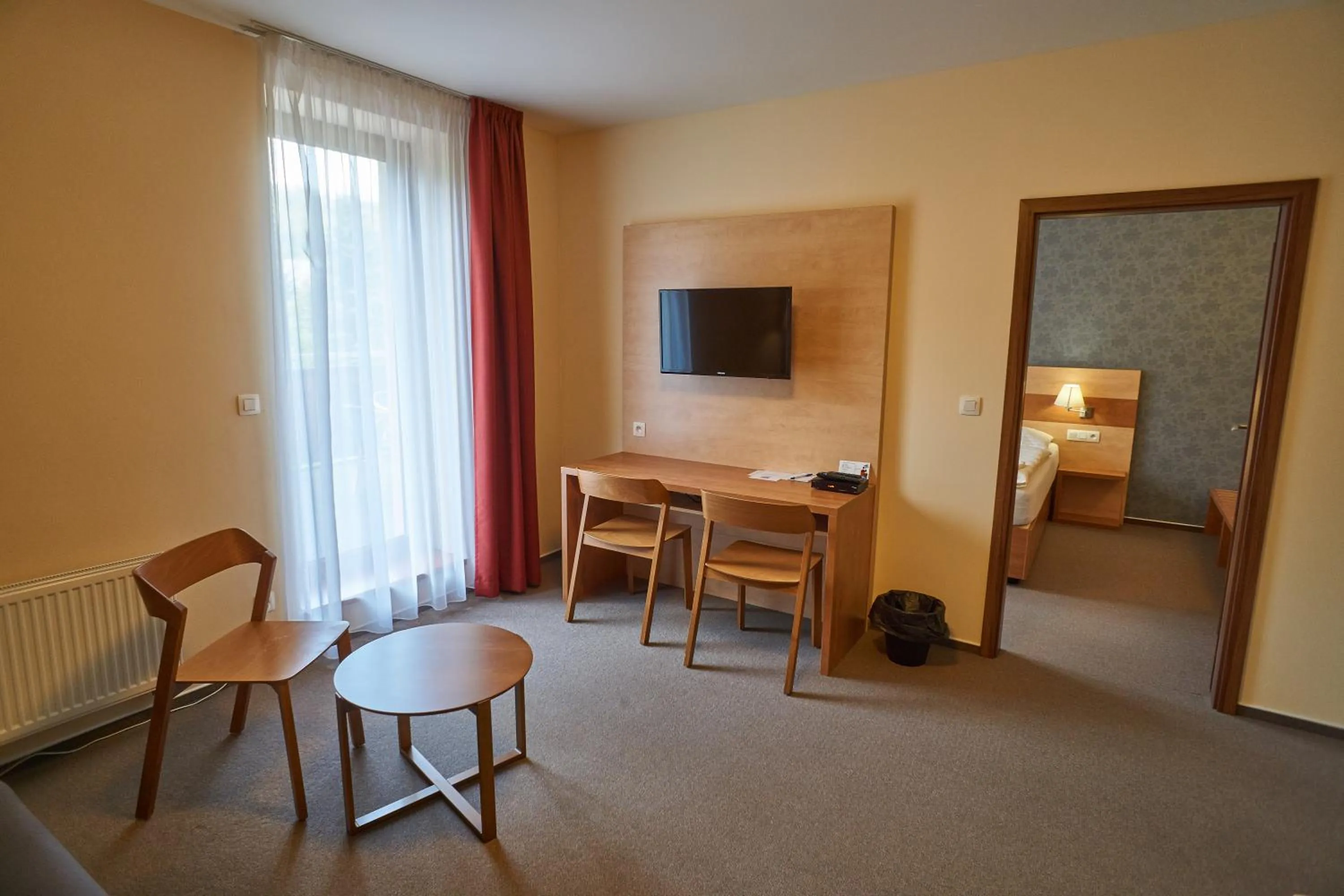 Seating area in Hotel Toč