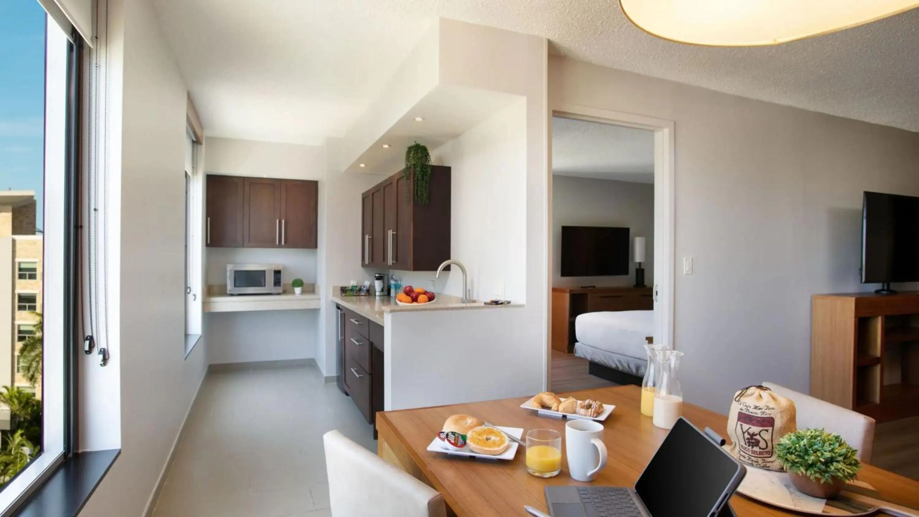 kitchen in Hyatt Place San Juan