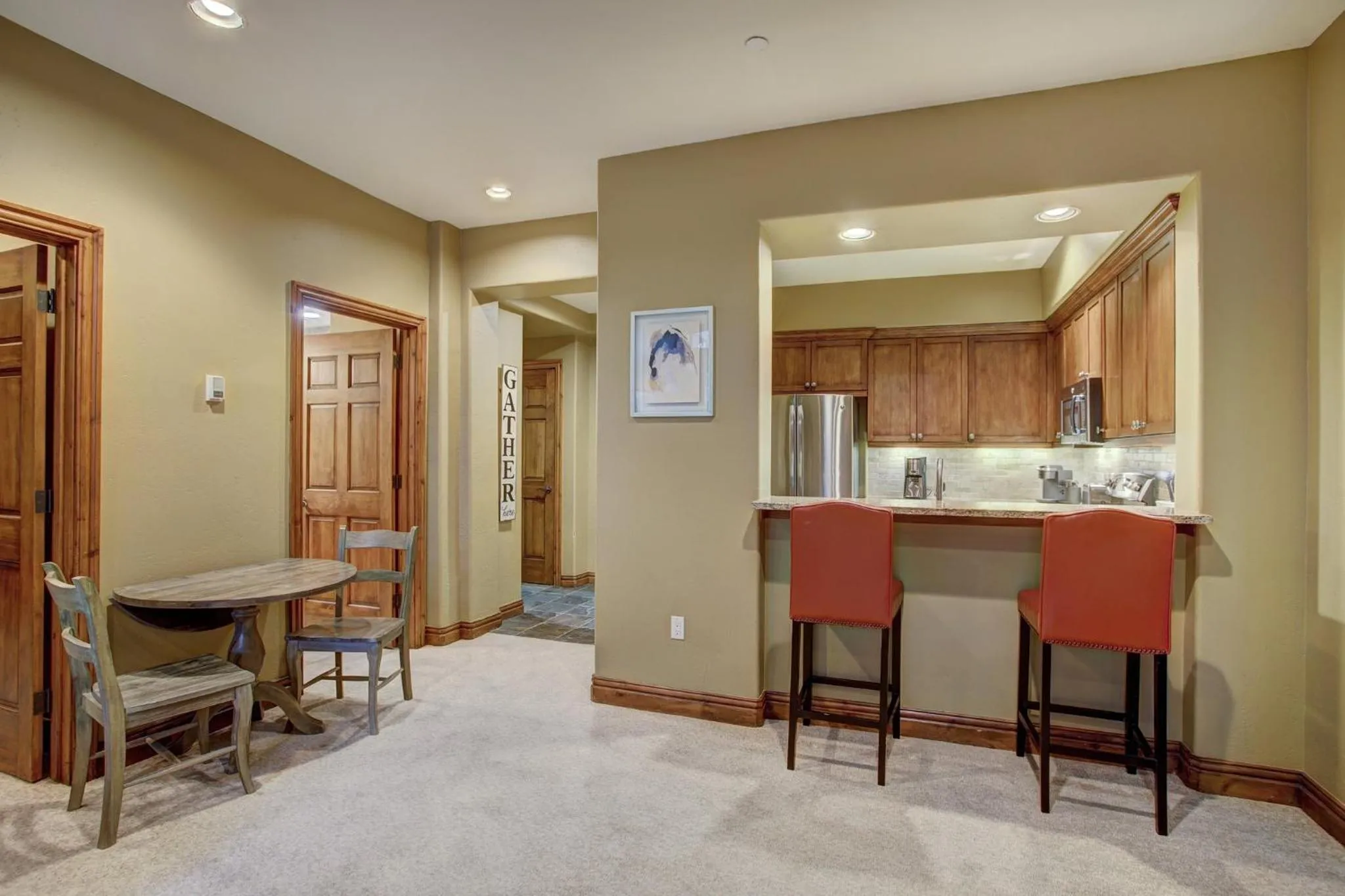 Living room in Lodge at Brookside