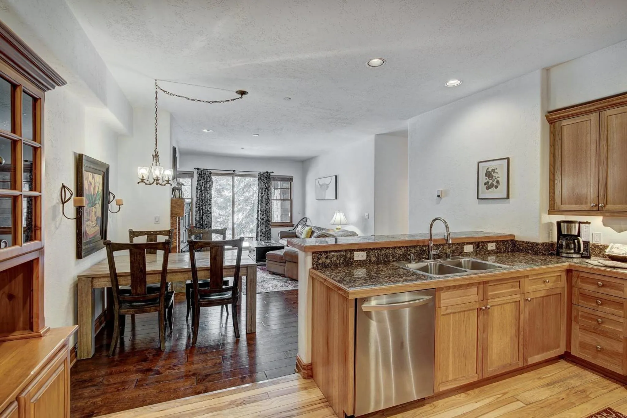 Kitchen or kitchenette in Lodge at Brookside
