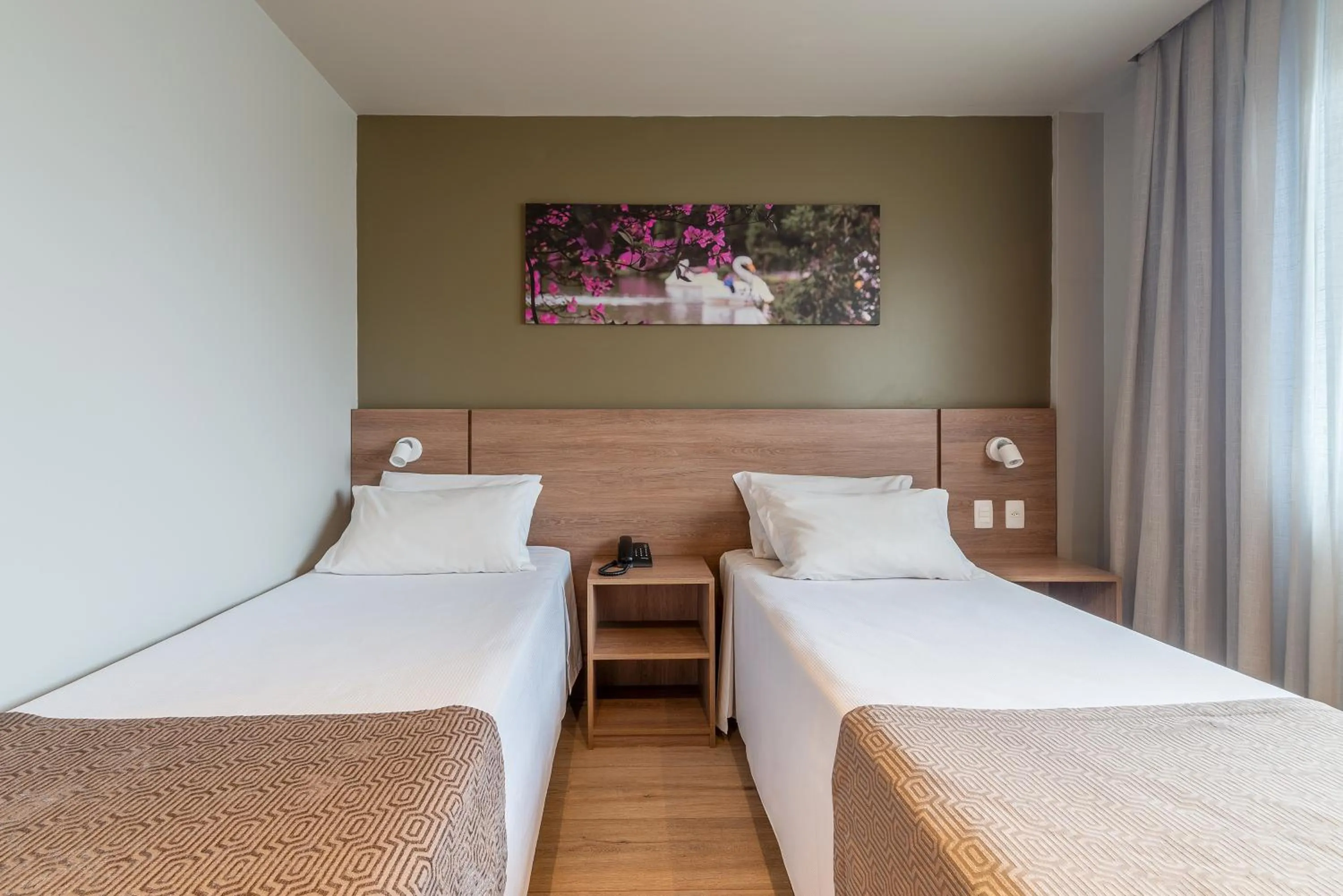 Bed in Hotel Laghetto Pedras Altas