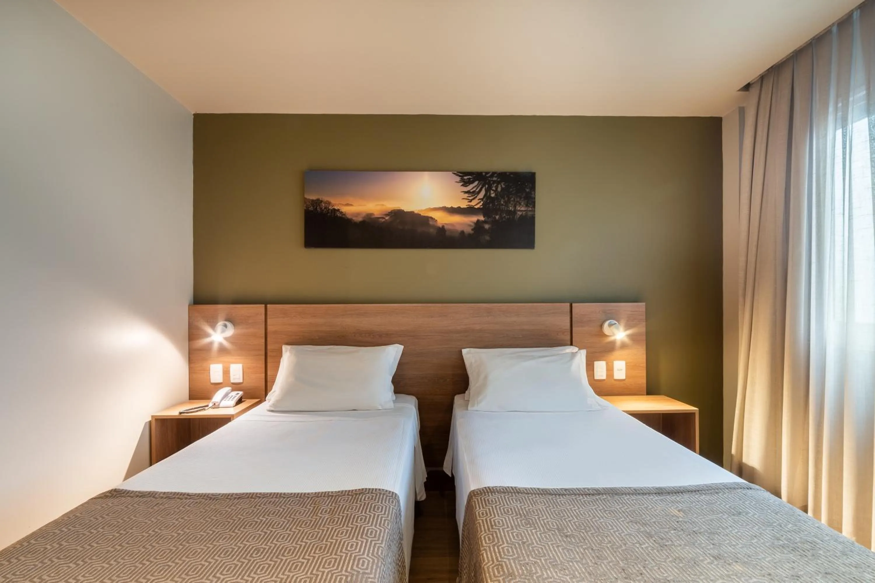 Bed in Hotel Laghetto Pedras Altas