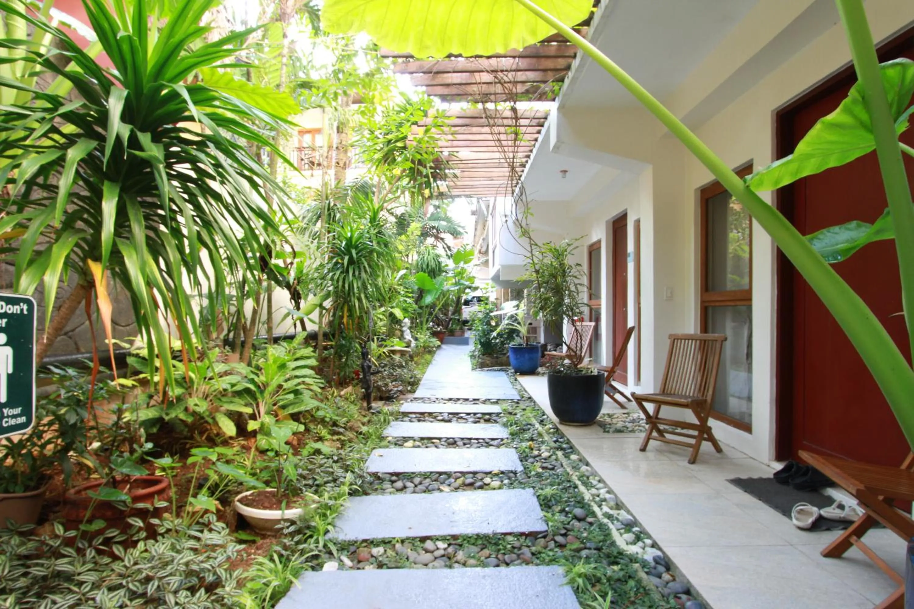 Garden in Aloha Boracay Hotel