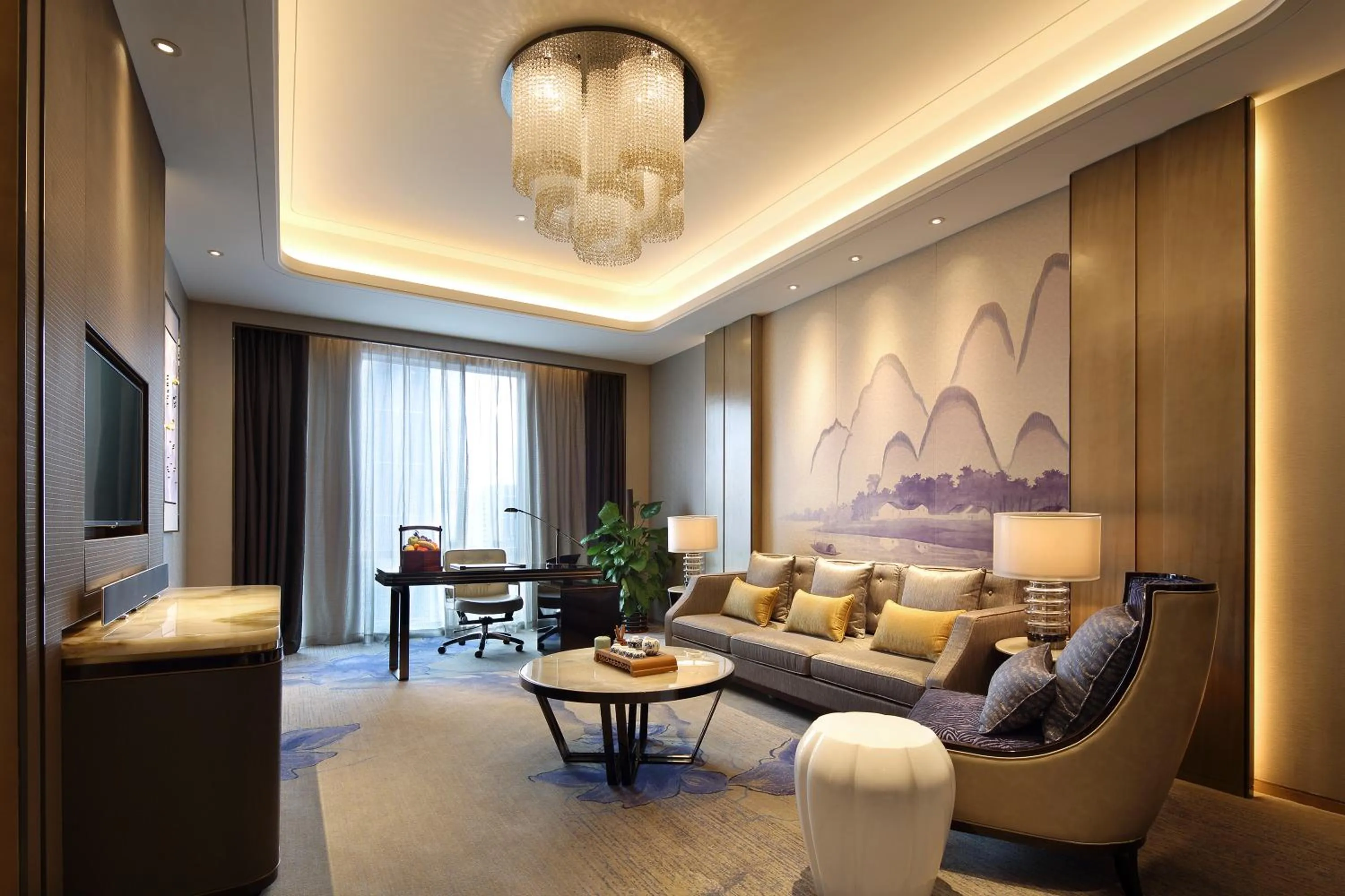Living room in Wanda Realm Liuzhou