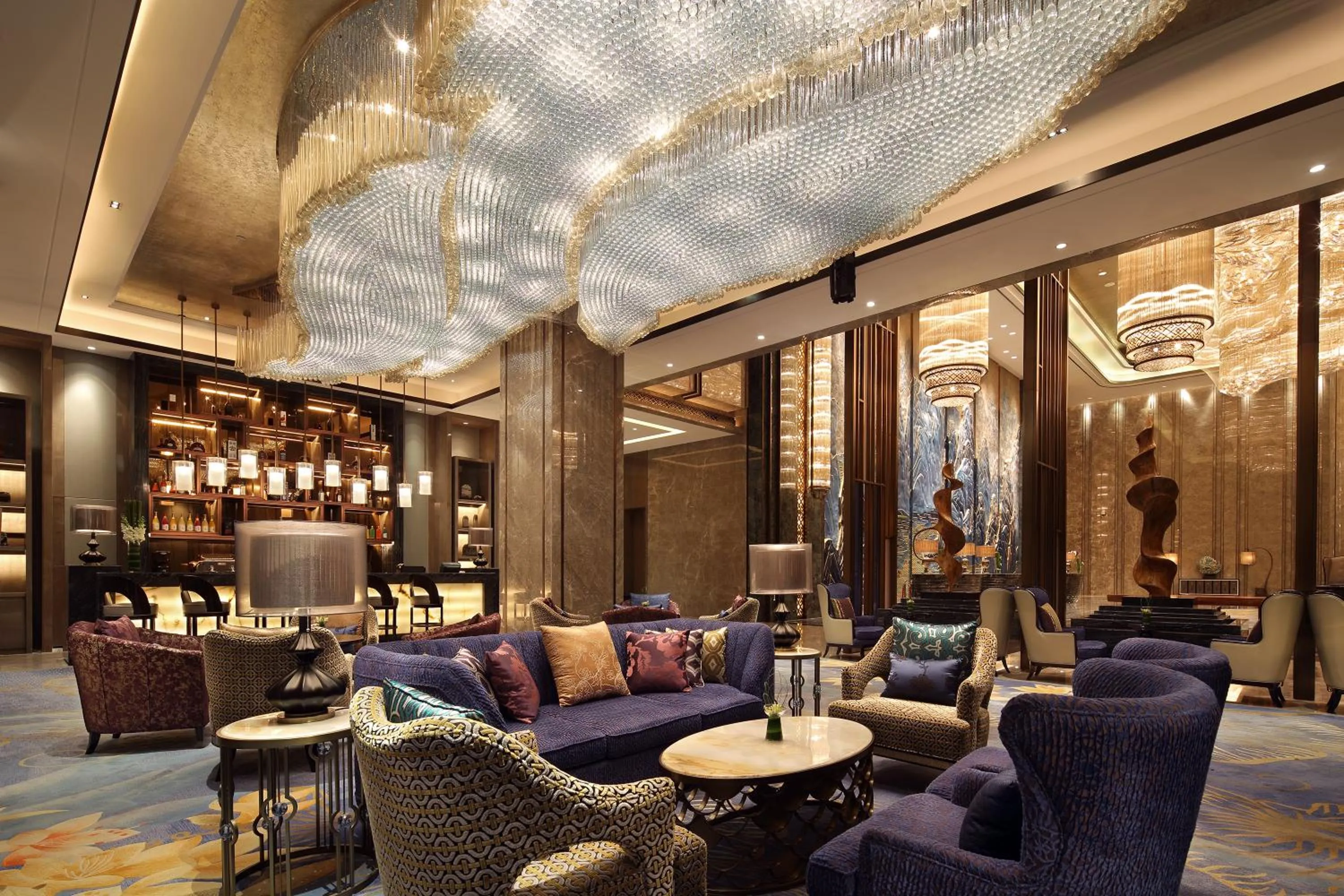 Lounge or bar in Wanda Realm Liuzhou
